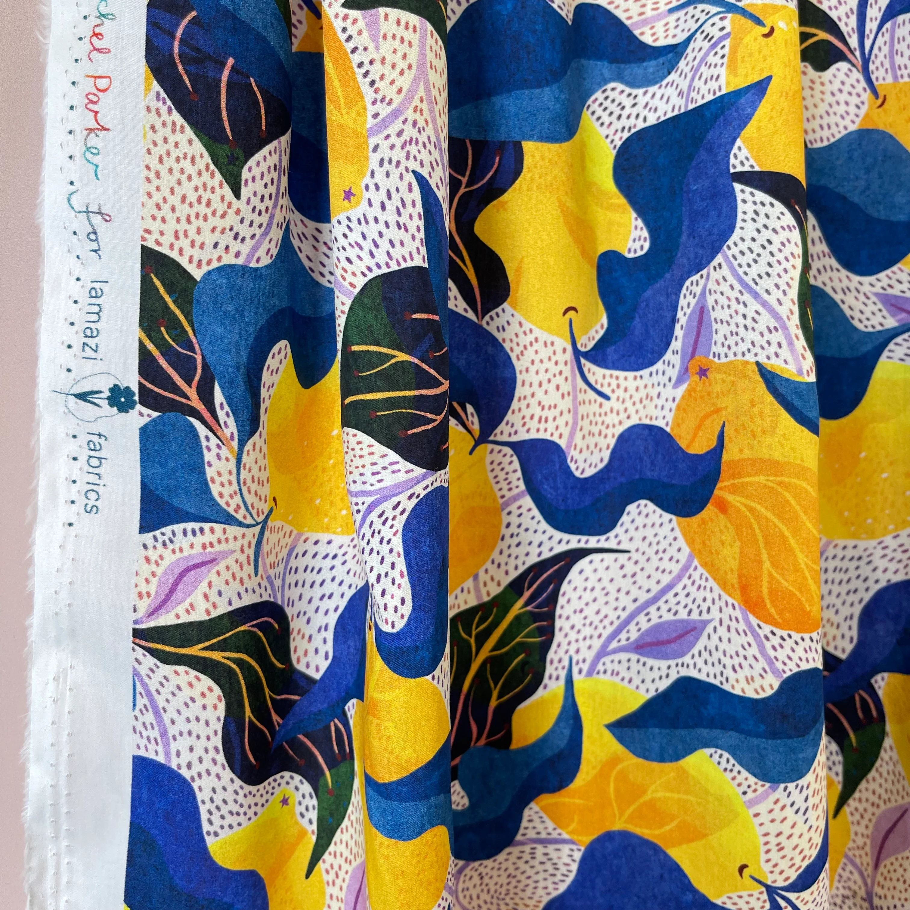 Adventure - Mediterranean Lemons Cotton Lawn - Image 4