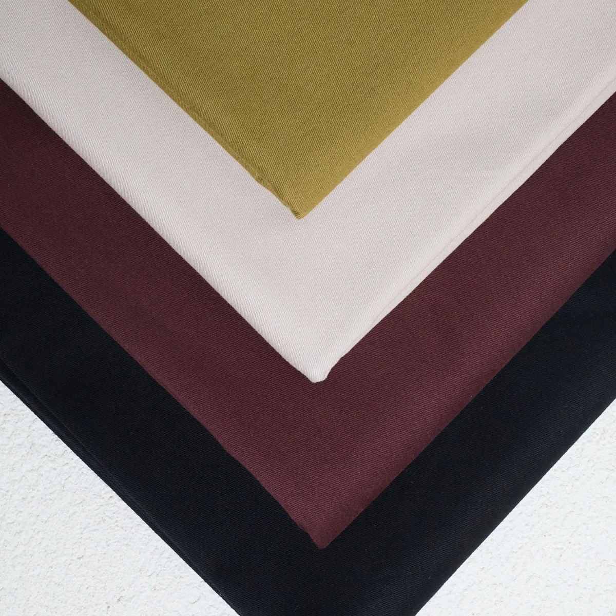 REMNANT 1 Metre - Atelier Brunette - Black Light Cotton Gabardine Fabric - Image 6