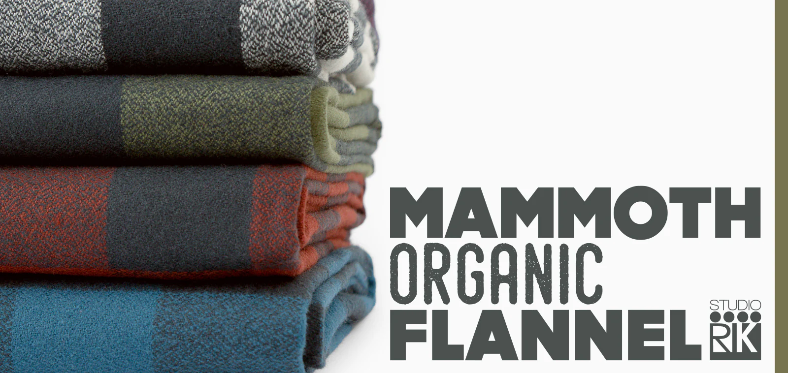 Blueberry Mammoth Organic Cotton Flannel - Image 8