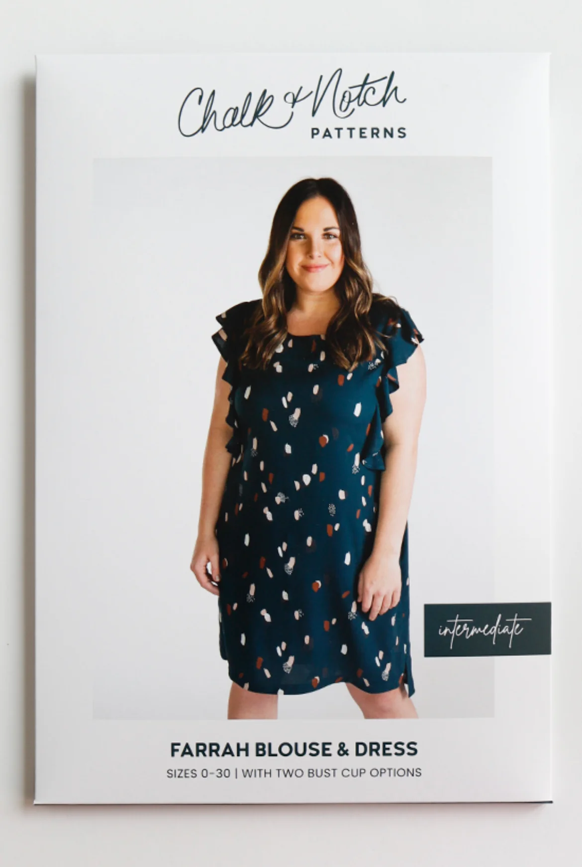 Chalk and Notch - Farrah Blouse and Dress Sewing Pattern - Image 2