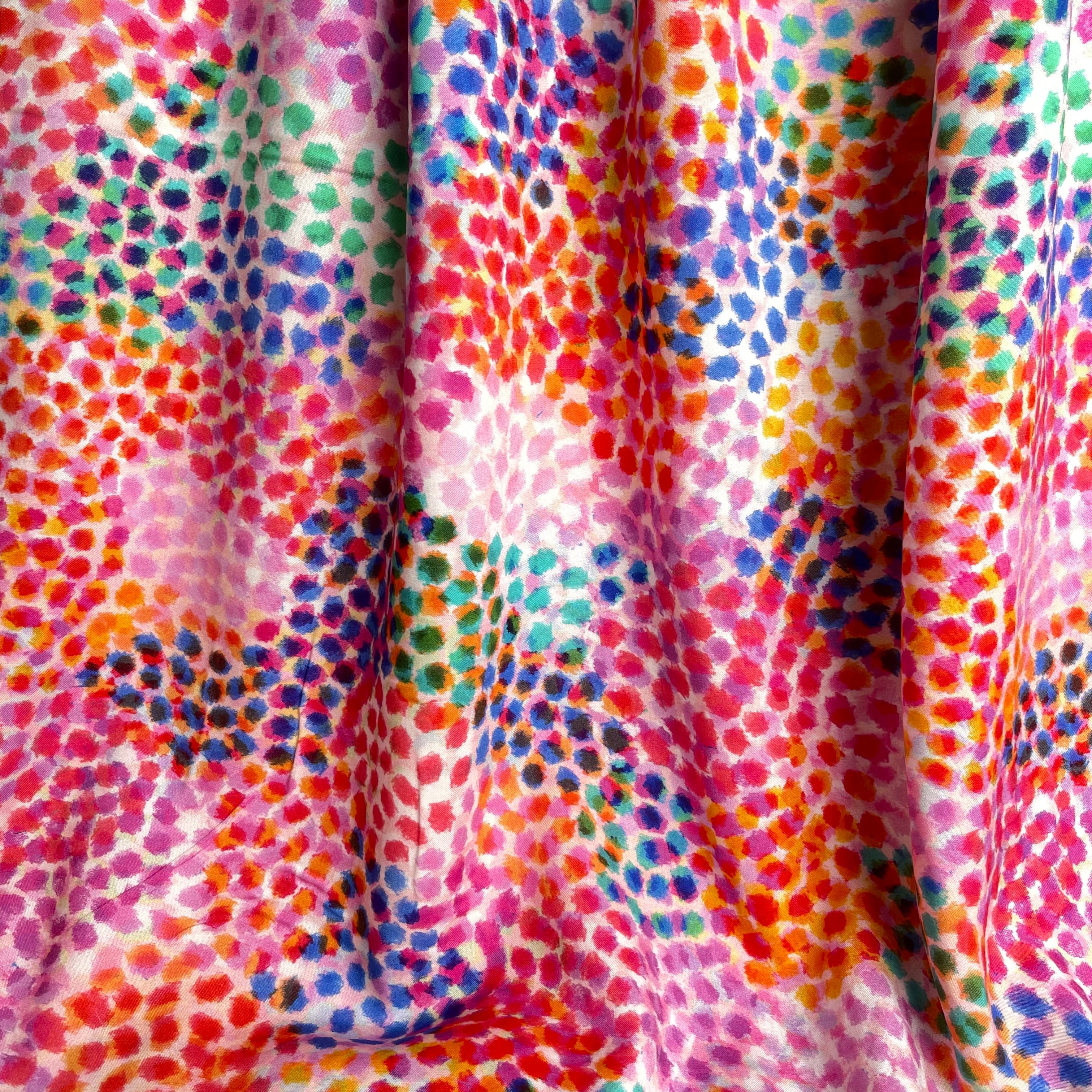 Chroma Rose Cheetah Rayon Fabric - Image 9