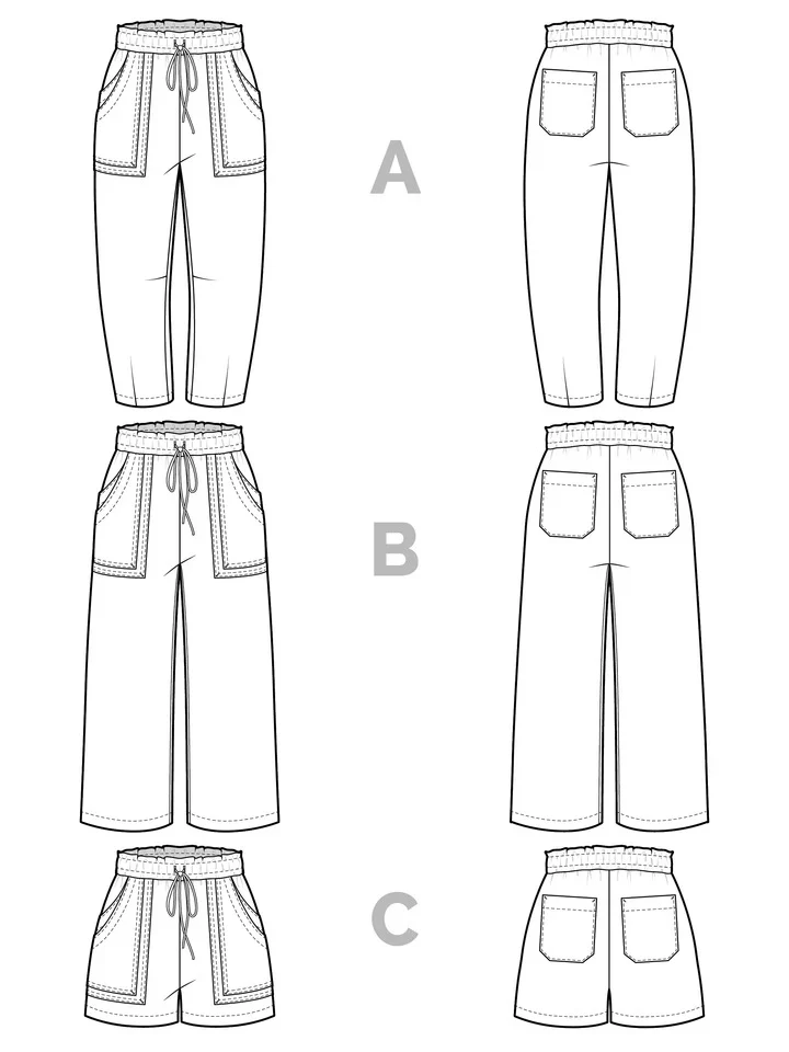 Closet Core - Sepia Pants and Shorts Sewing Pattern - Image 33