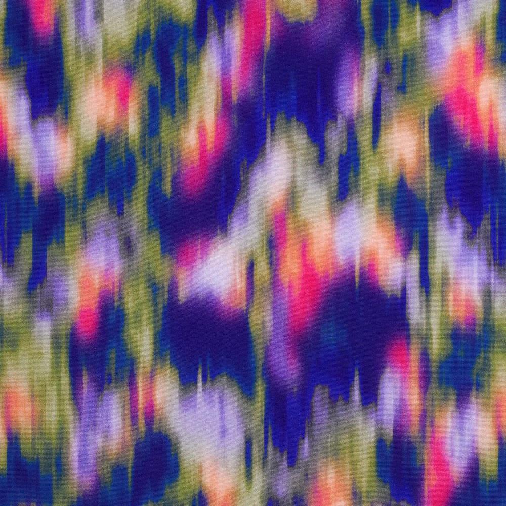 REMNANT 1.3 metres - Cobalt Dream Stretch Viscose Poplin Fabric - Image 3