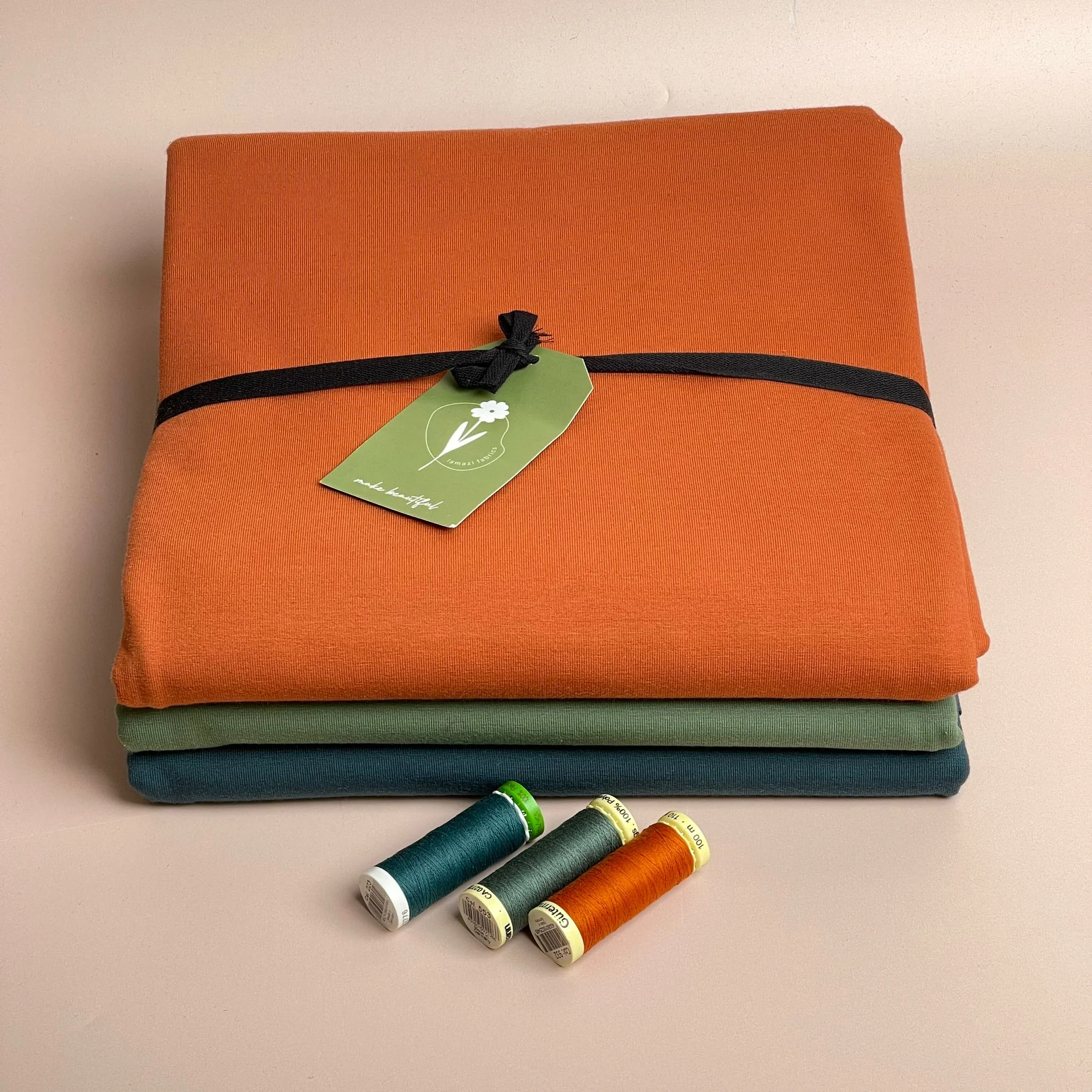 Colour Bundles - Classic Autumn Essential Chic Cotton Jersey Fabrics - Image 4