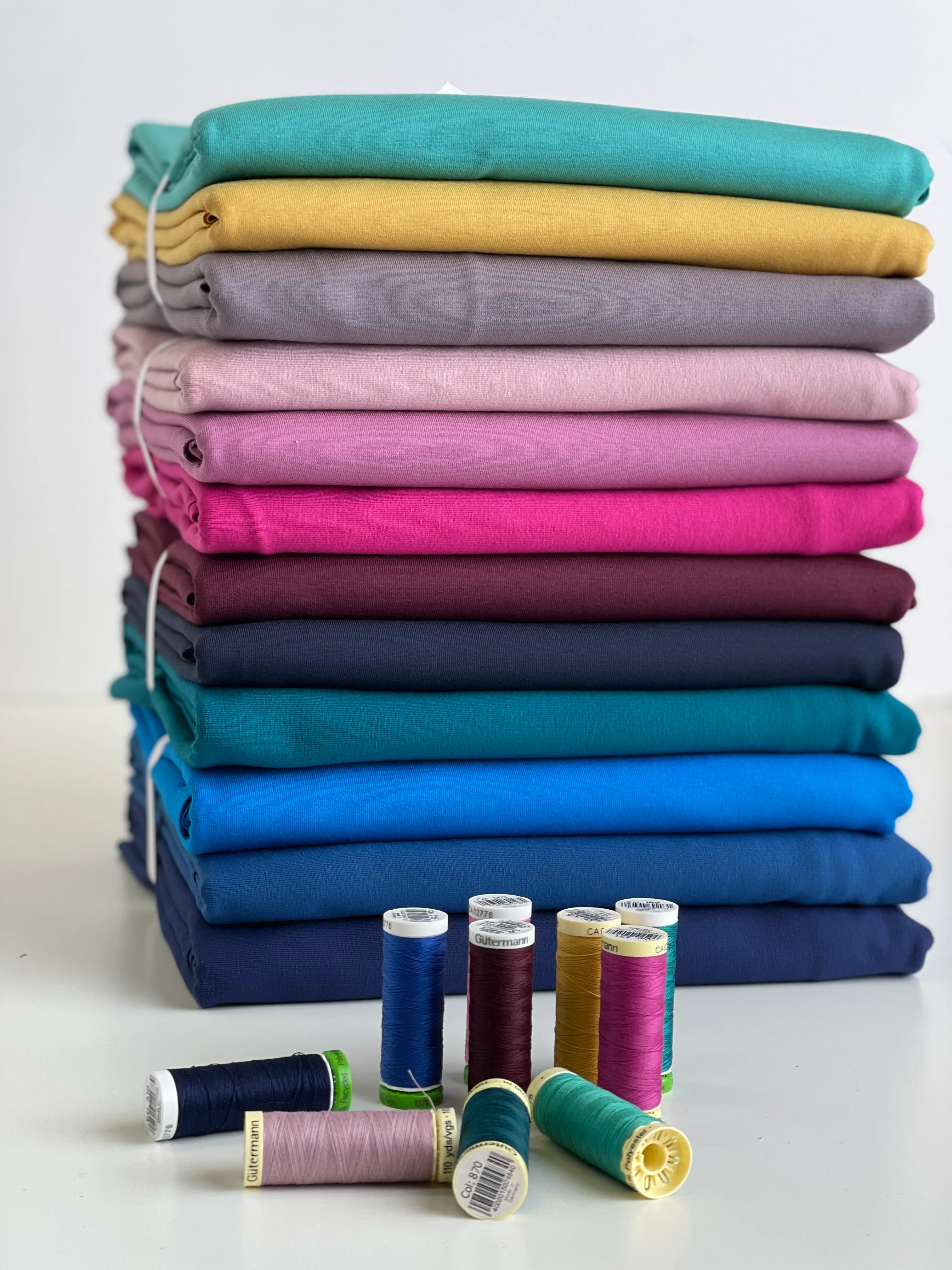 Colour Bundles - Midnight Essential Chic Cotton Jersey Fabrics - Image 5
