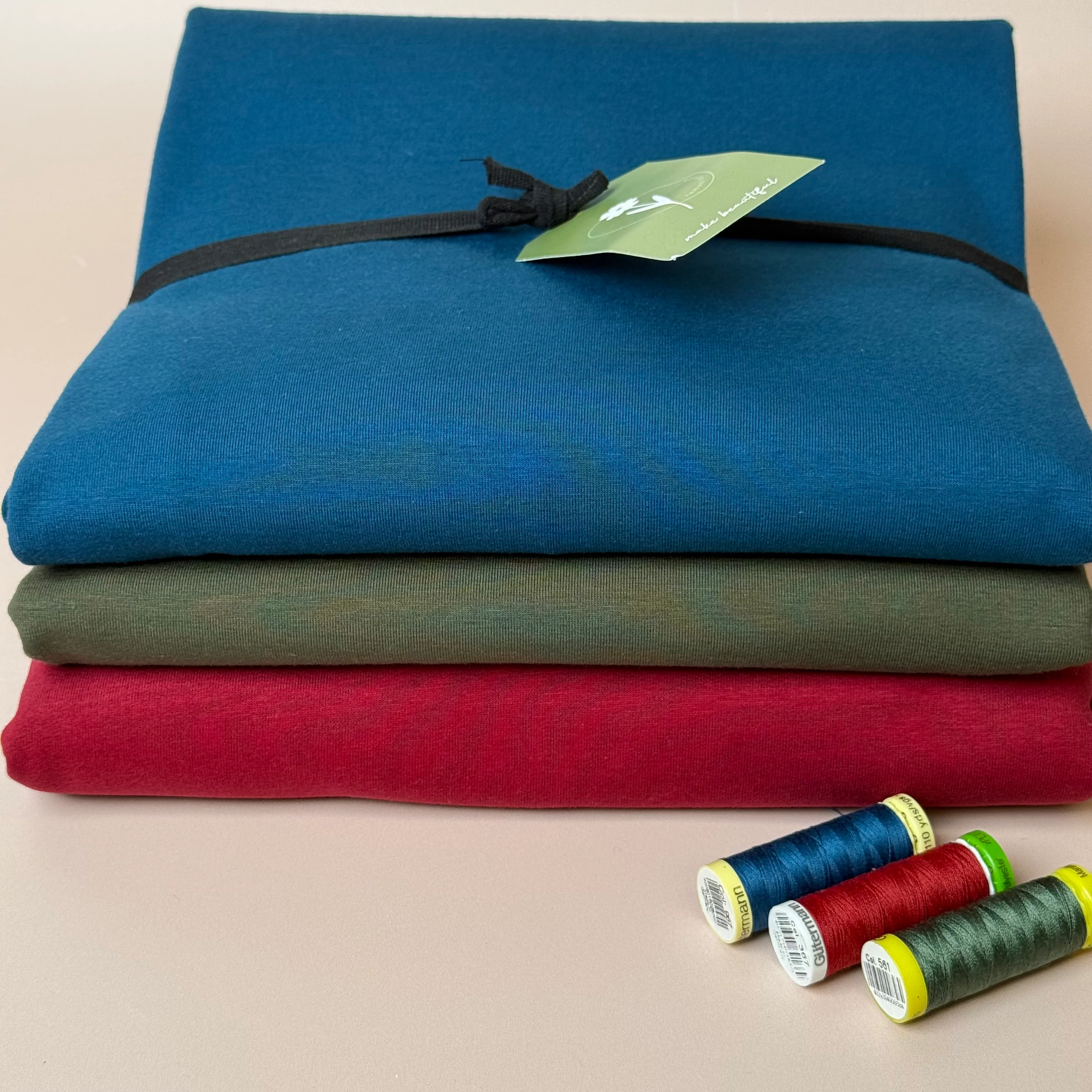 Colour Bundles - Jewel Toned Essential Chic Cotton Jersey & Sweat-shirting Fabrics - Image 5