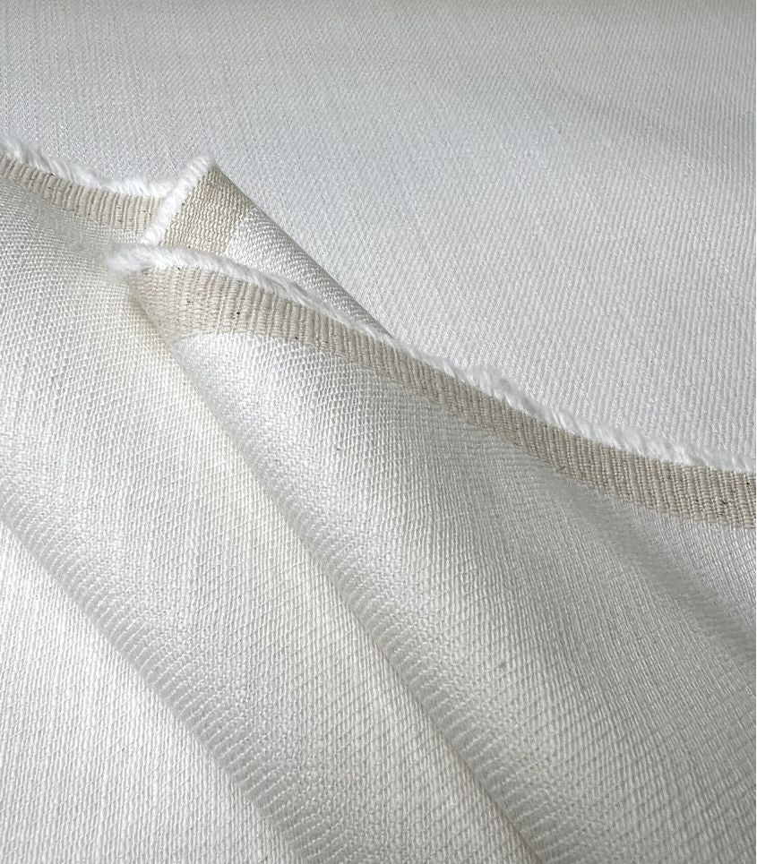 REMNANT 0.62 Metre - Cousette - Coconut Soft Cotton Denim - Image 2