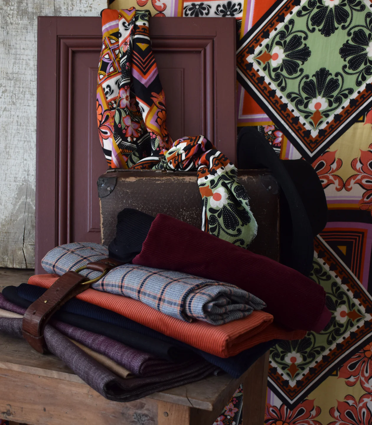 Cousette - Mahogany Soft Cotton Denim - Image 3