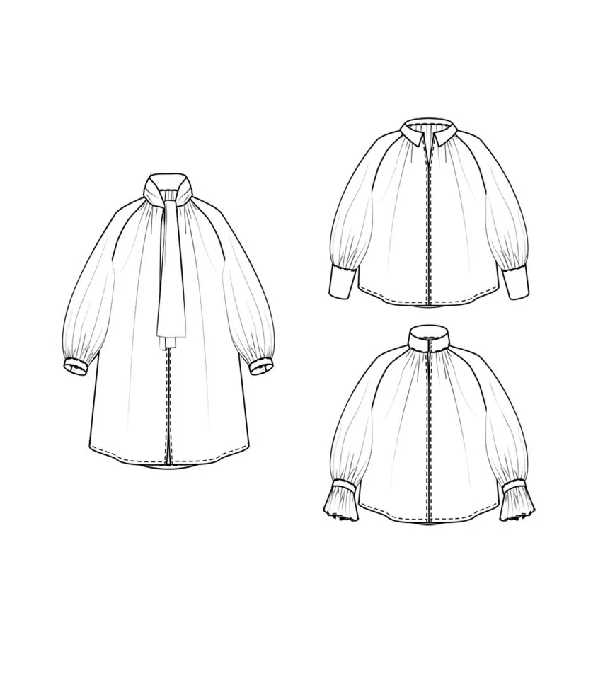 Cousette - Violette Blouse or Dress Sewing Pattern - Image 17