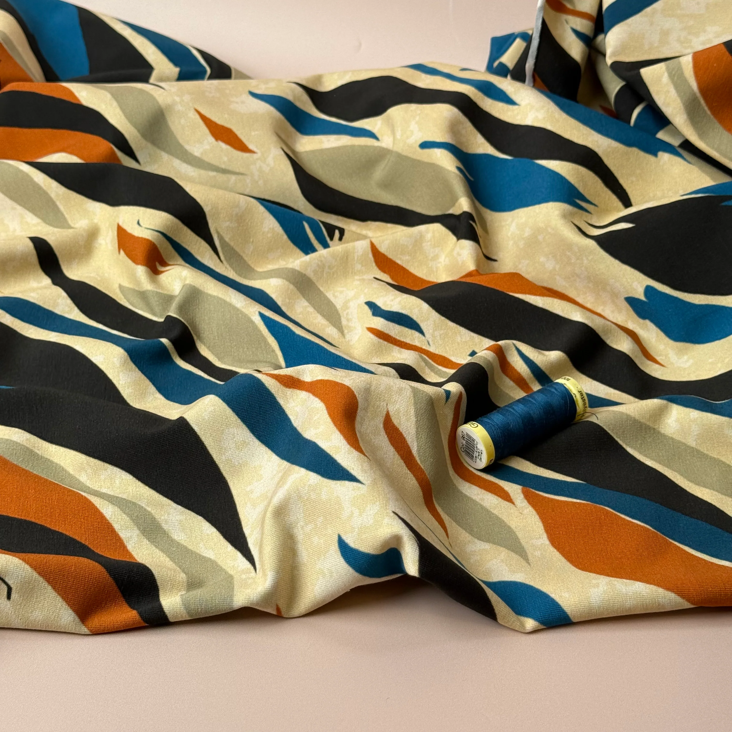 Danish Design - Colourful Zebra Cotton Jersey - Image 6