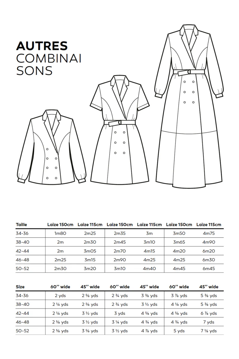 Deer & Doe - PASSIFLORE COAT DRESS Sewing Pattern - Image 22