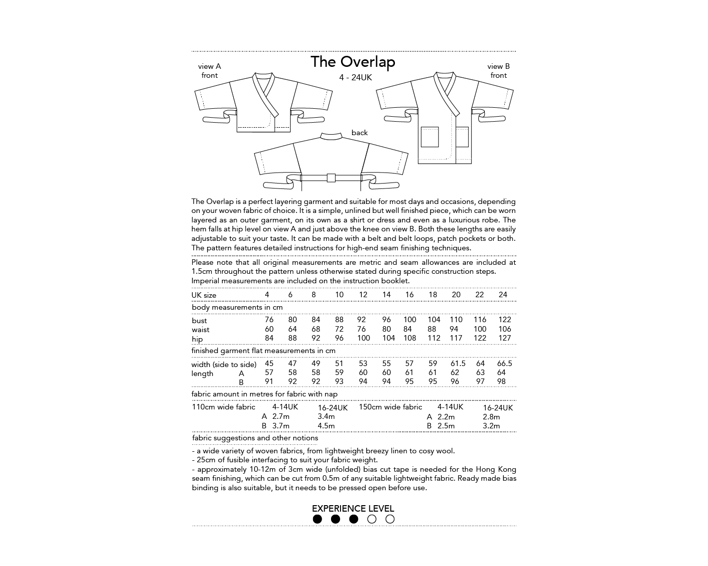 Dhurata Davies - The Overlap Jacket - Paper Sewing Pattern - Image 17