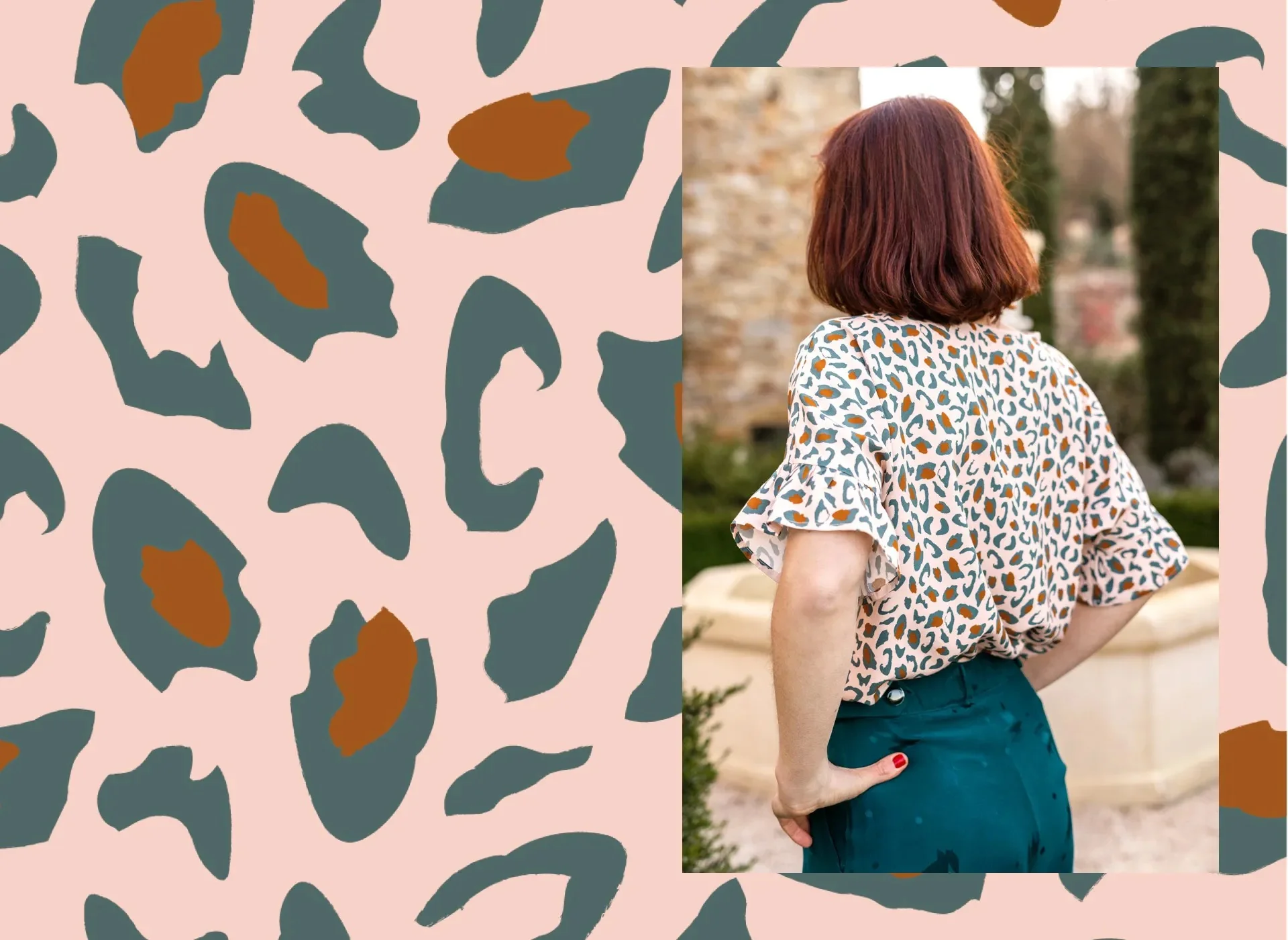 Églantine & Zoé - Bagheera in Eucalyptus Green Viscose Fabric - Image 17