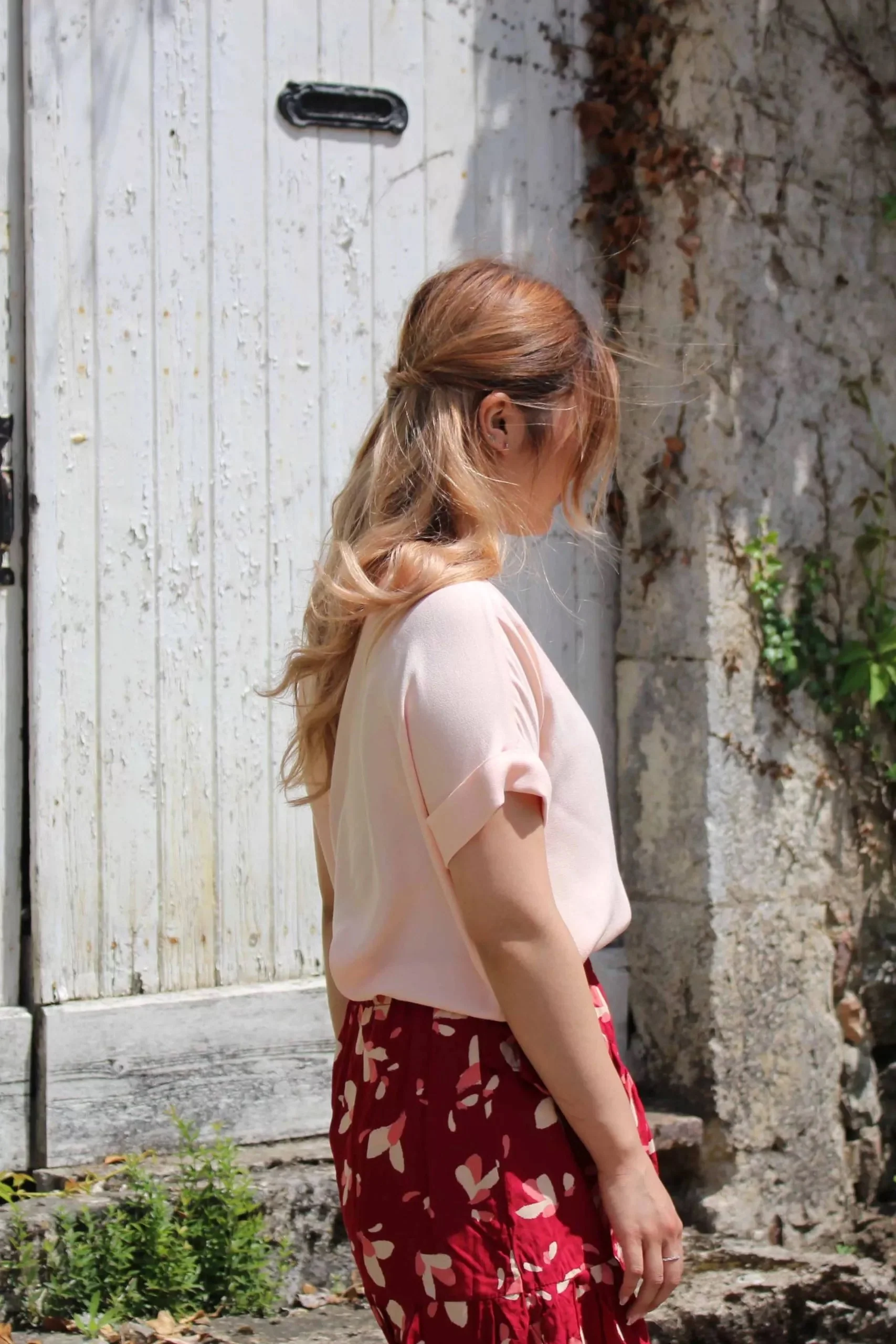 Églantine & Zoé - Nude Viscose Crepe Fabric - Image 8