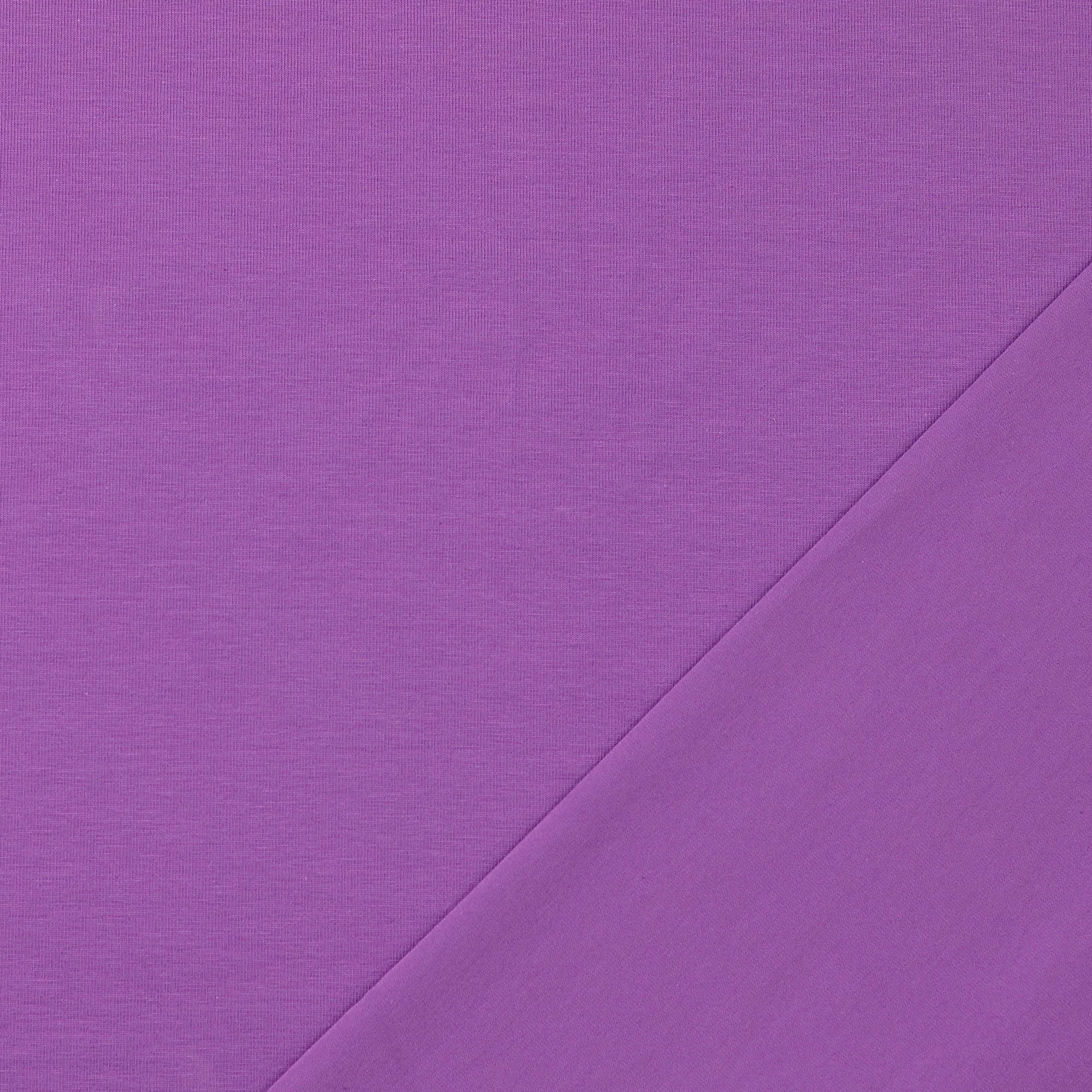 REMNANT 0.6 Metre - Essential Chic Lavender Cotton Jersey Fabric - Image 2