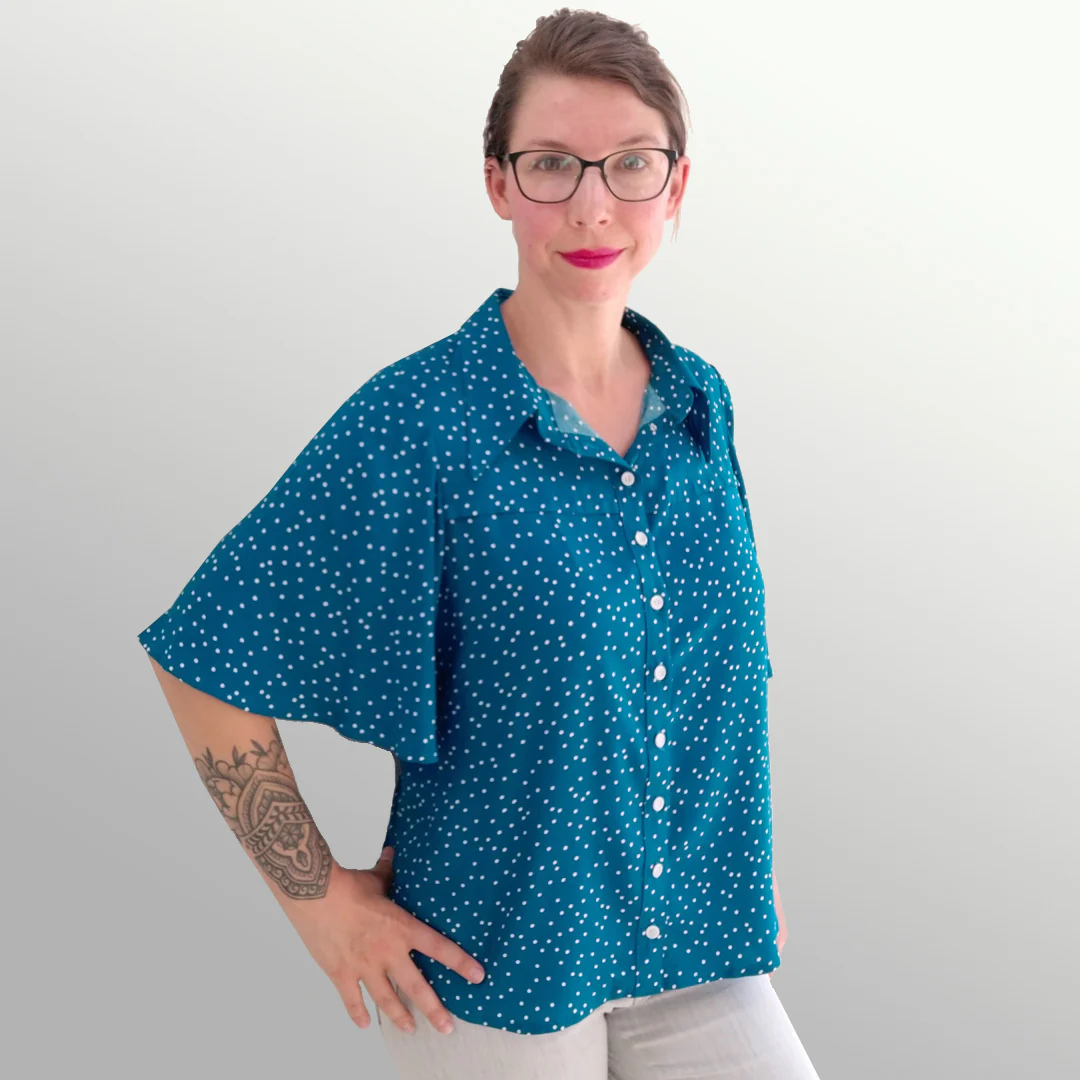Experimental Space - Hailey Shirt Sewing Pattern - Image 8