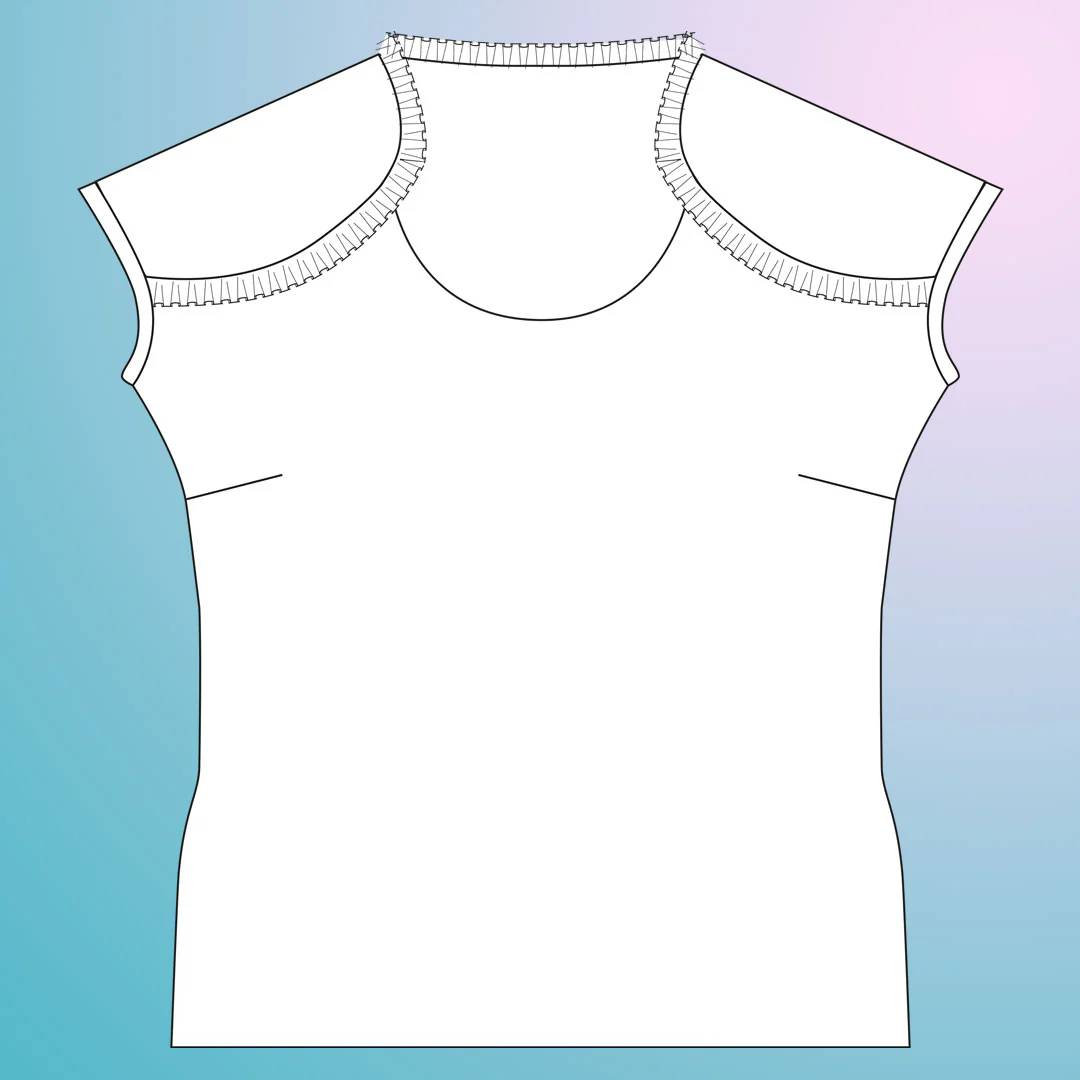 Experimental Space -Lily Top Sewing Pattern - Image 3