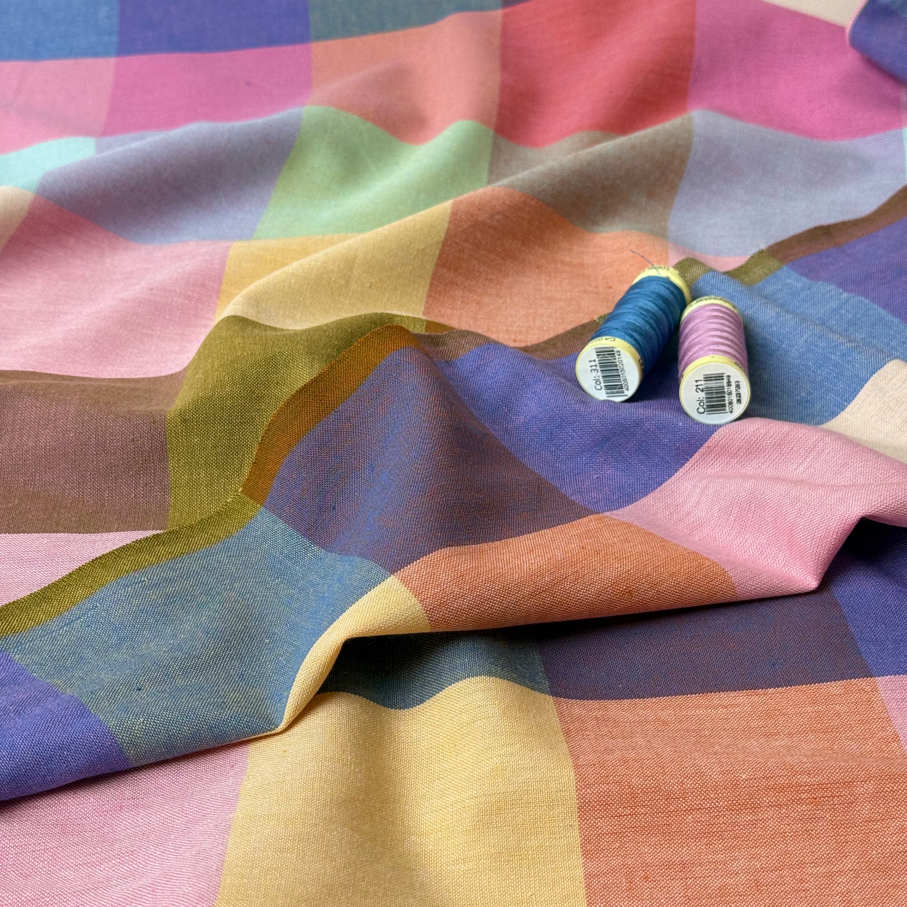 Fableism Supply Co - Midsummer Plaid Yarn Dyed Cotton from Swedish Holidays - Image 6