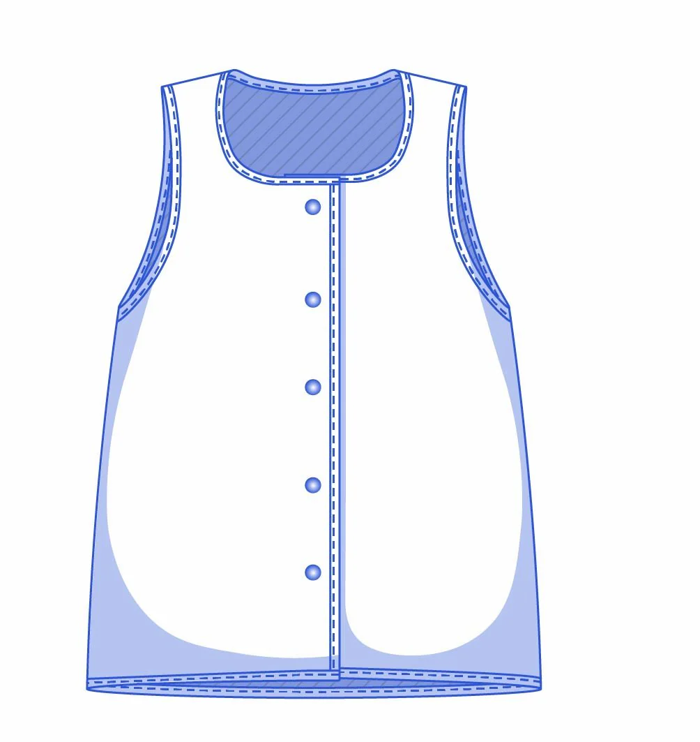 Fibre Mood - EMBER Bodywarmer Sewing Pattern - Image 7