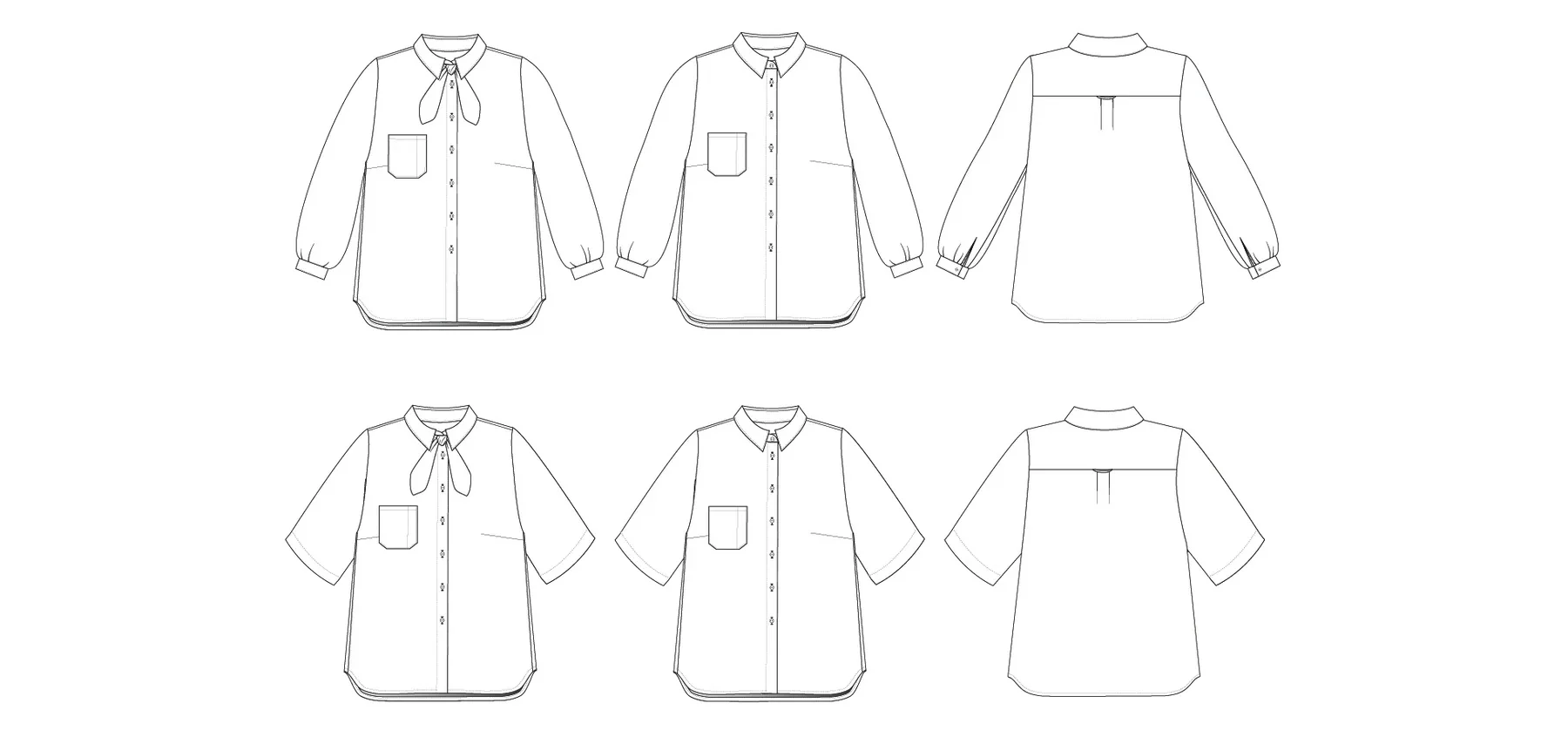 FRIDAY Pattern Co - Butano Button Up Sewing Pattern - Image 17
