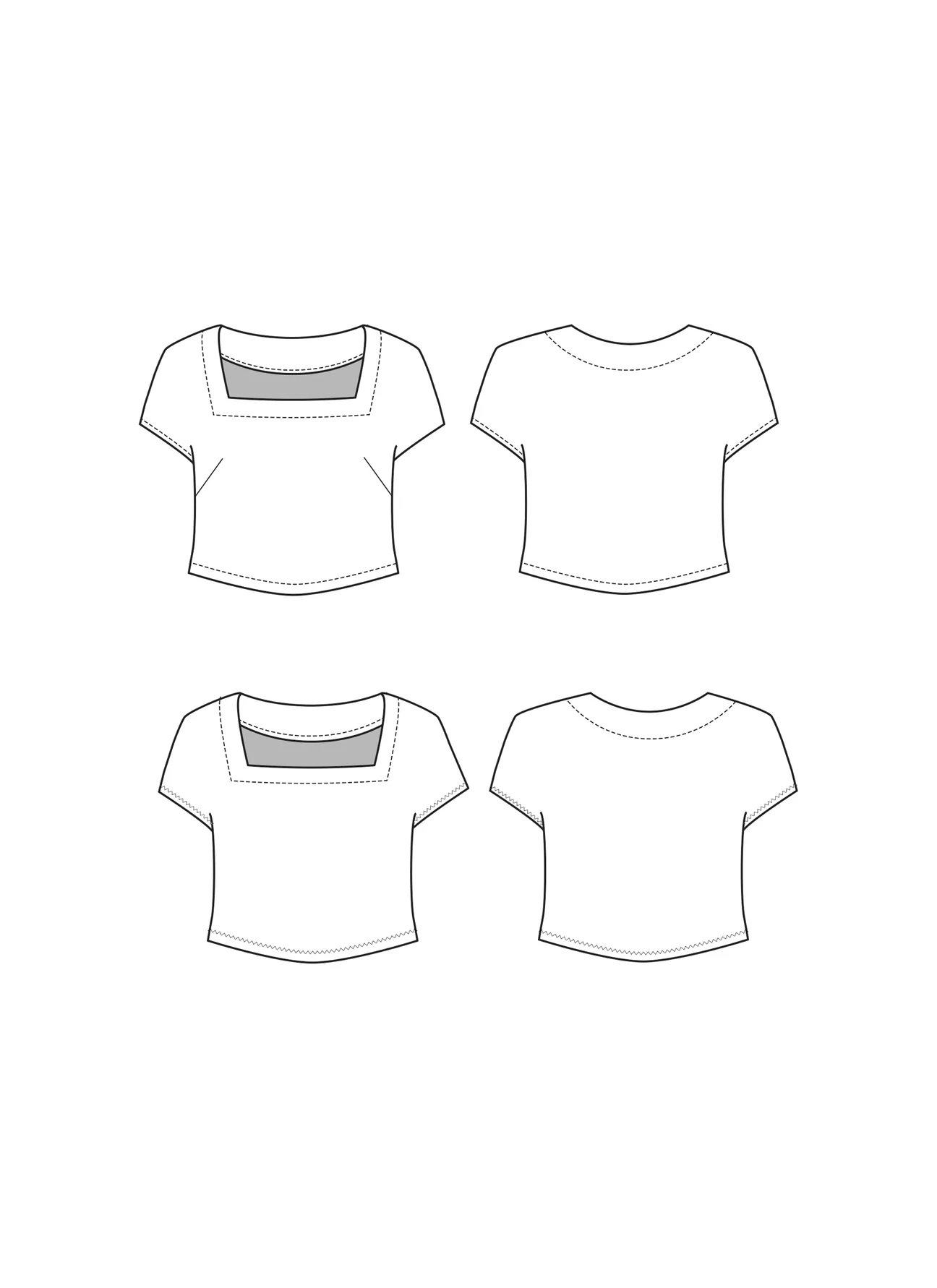 FRIDAY Pattern Co - Square Neck Top Sewing Pattern - Image 8