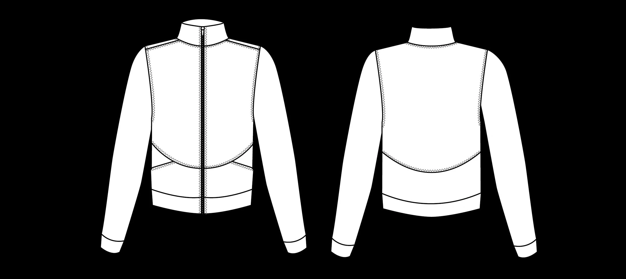 FRIDAY Pattern Co the Arlo Track Jacket Sewing Pattern - Image 10