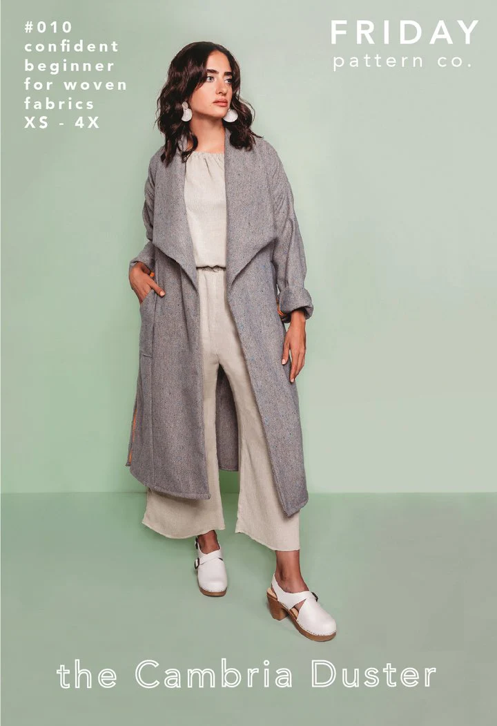 FRIDAY Pattern Co the Cambria Duster Sewing Pattern - Image 4