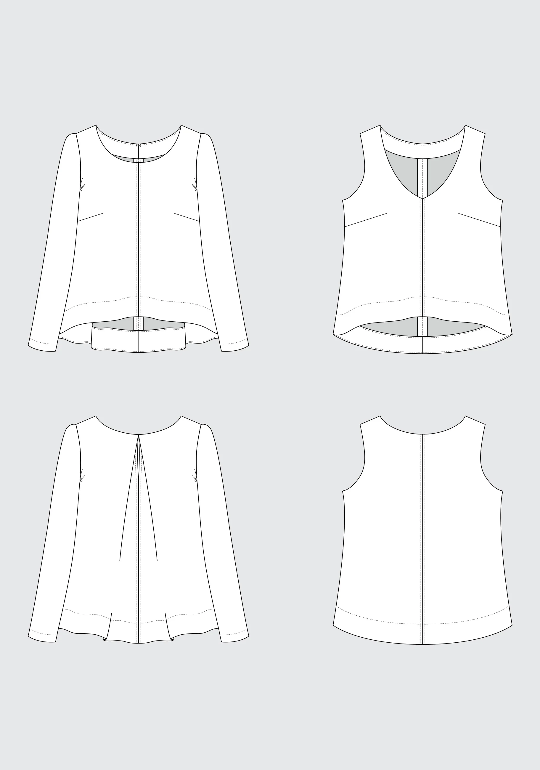 Grainline Studio Hadley Top Sewing Pattern - Image 10