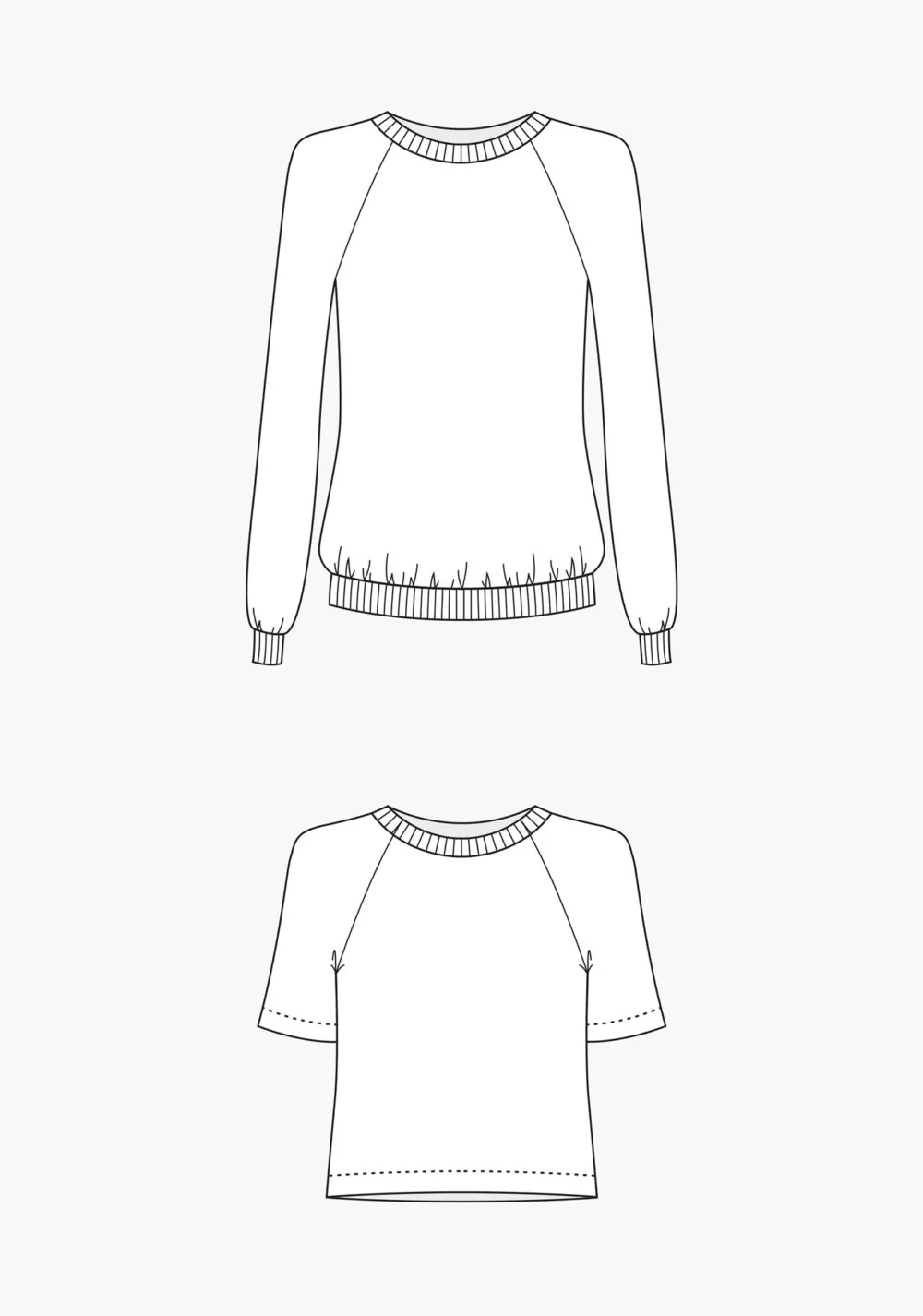 Grainline Studio Linden Sweatshirt Sewing Pattern - Image 7