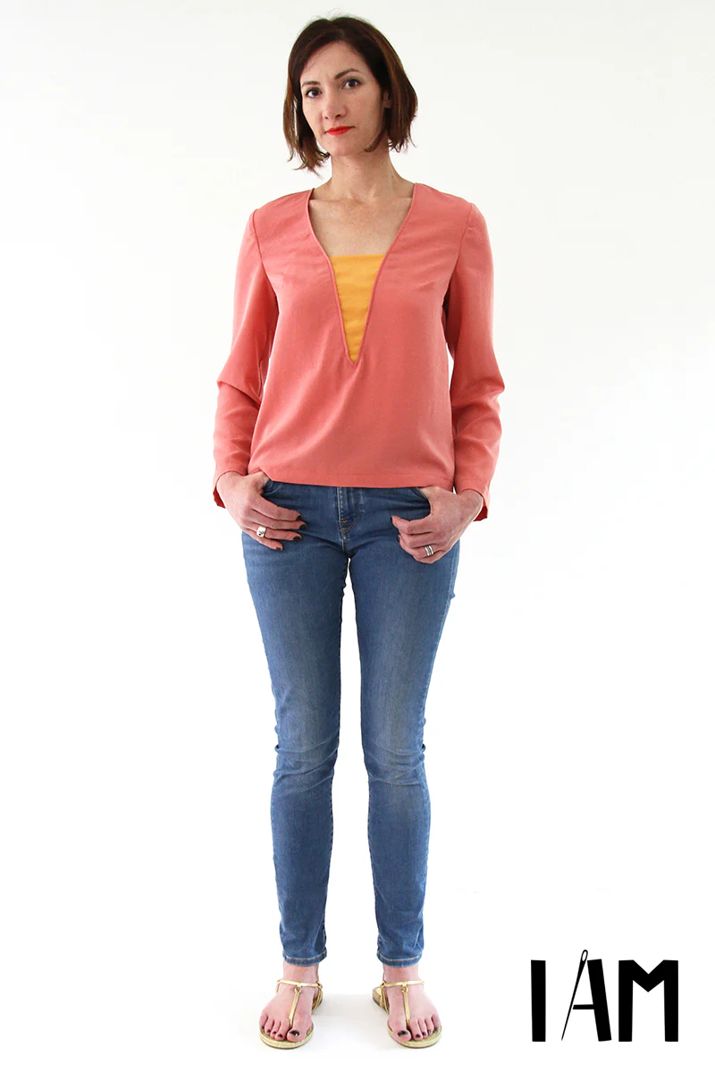 I AM - Flora Blouse Sewing Pattern - Image 8