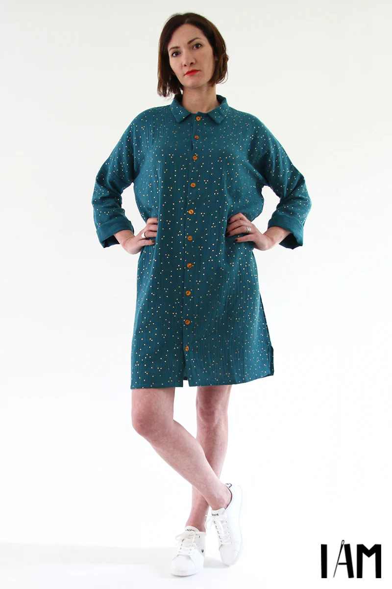 I AM - Lucienne Shirt / Tunic / Dress Sewing Pattern - Image 14