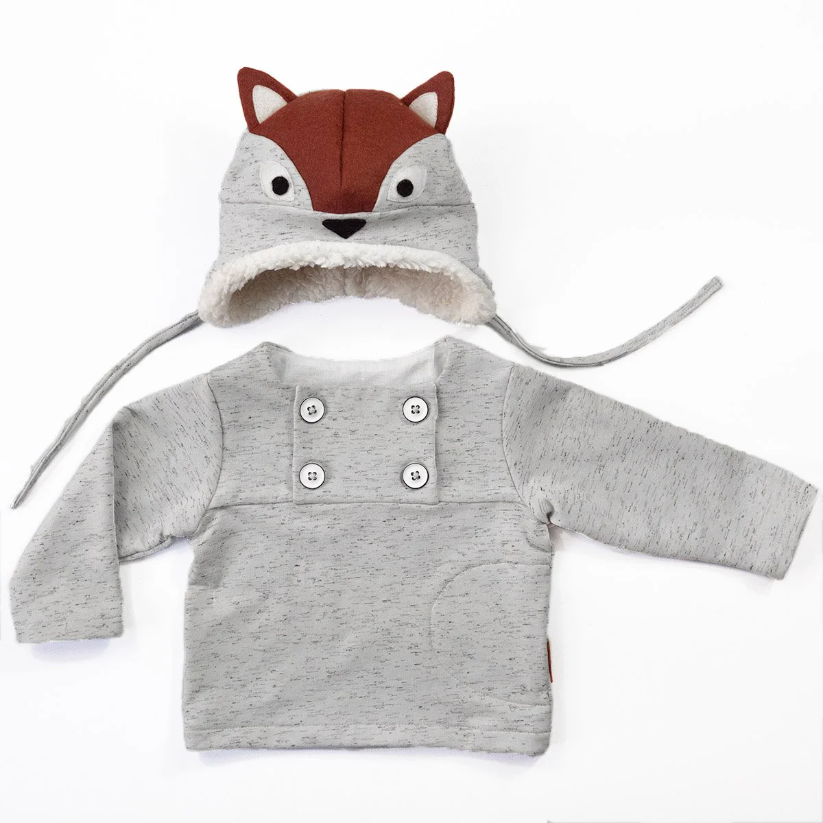 Ikatee - HUGO Sweatshirt and Hat Set- Baby 6M-4Y- Paper Sewing Pattern - Image 11