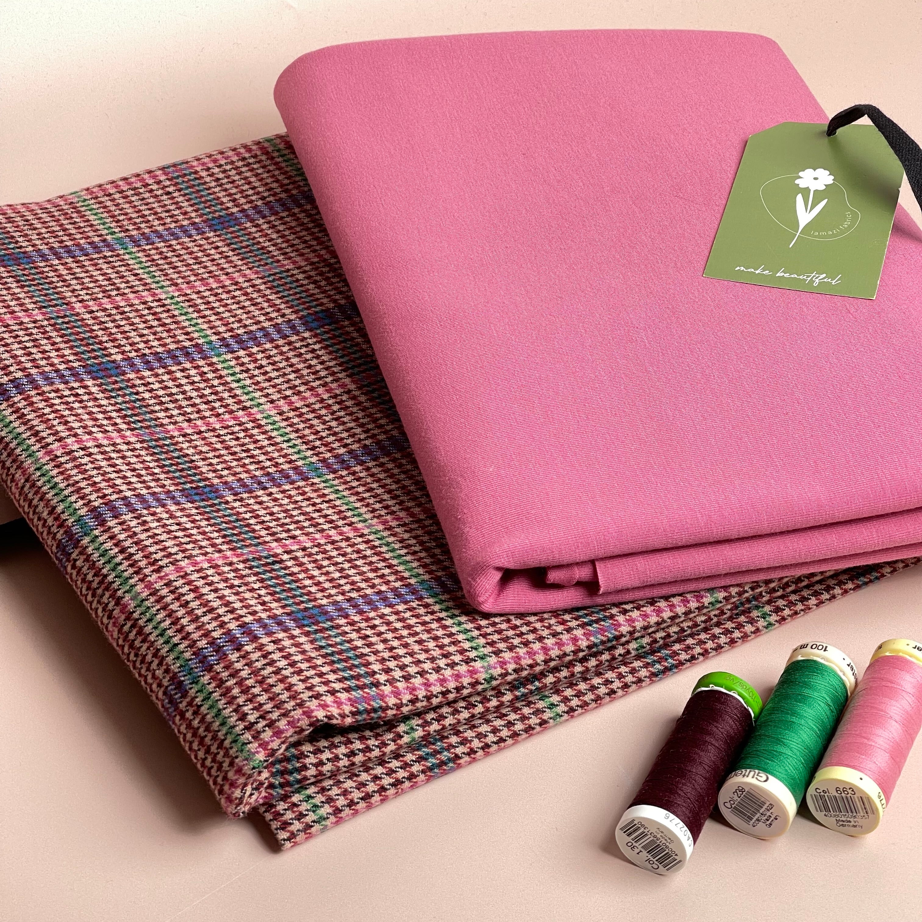 Limited Edition - Luxury Pyjama Kit with Checked Cotton Mix and Cotton Jersey - Image 20