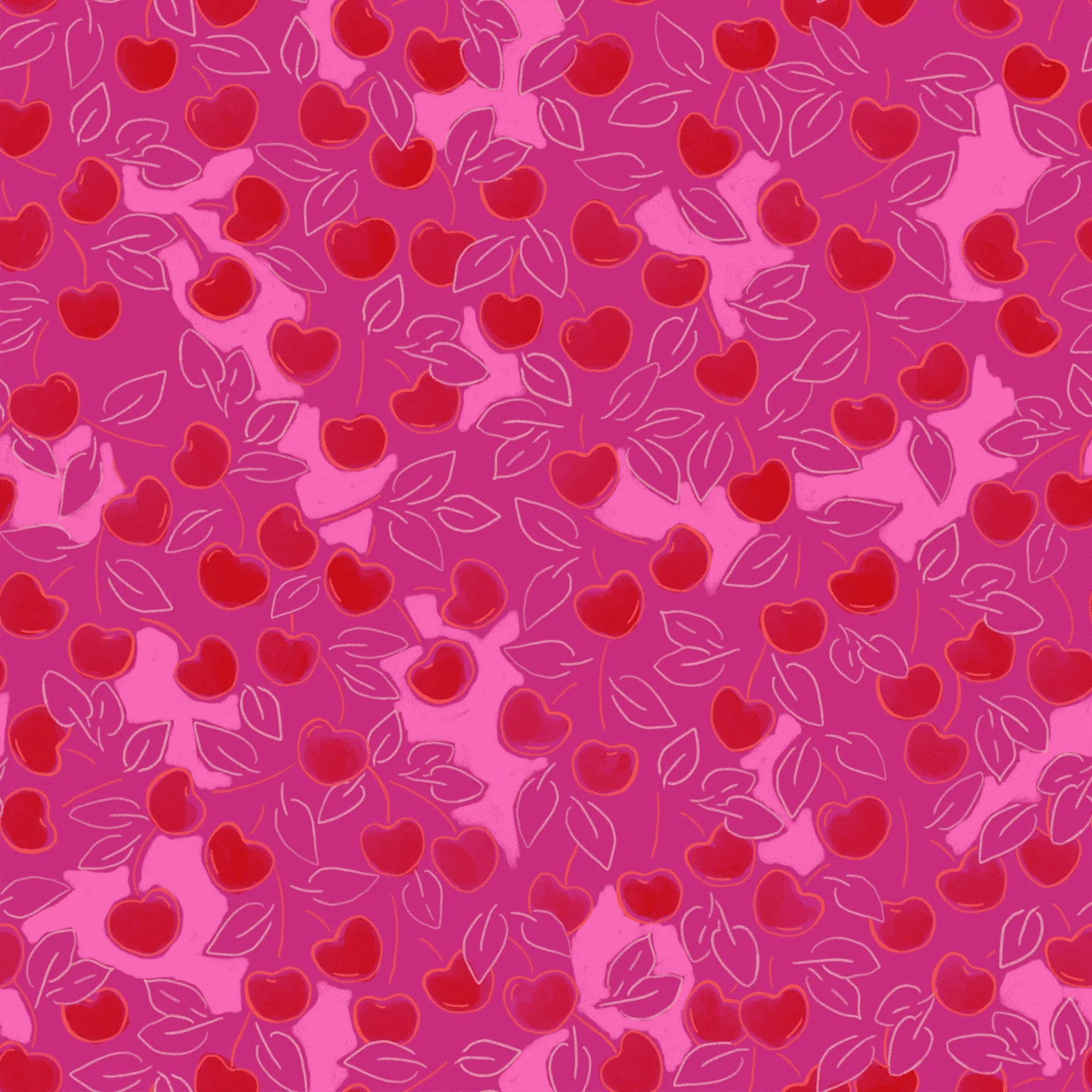 Lise Tailor - Cherry Viscose Fabric - Image 2