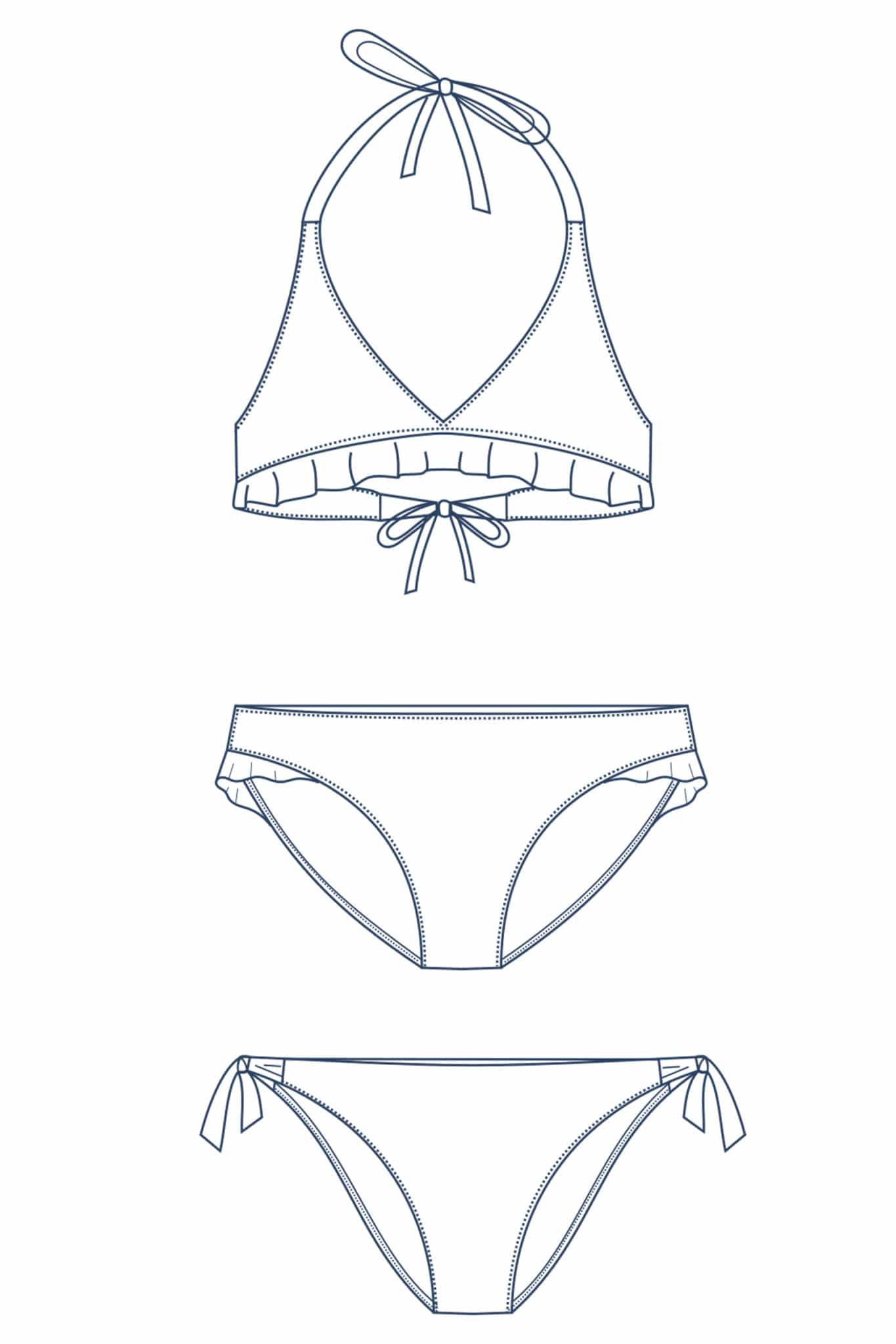 Lise Tailor - Hello Sunshine Bikini Sewing Pattern - Image 11