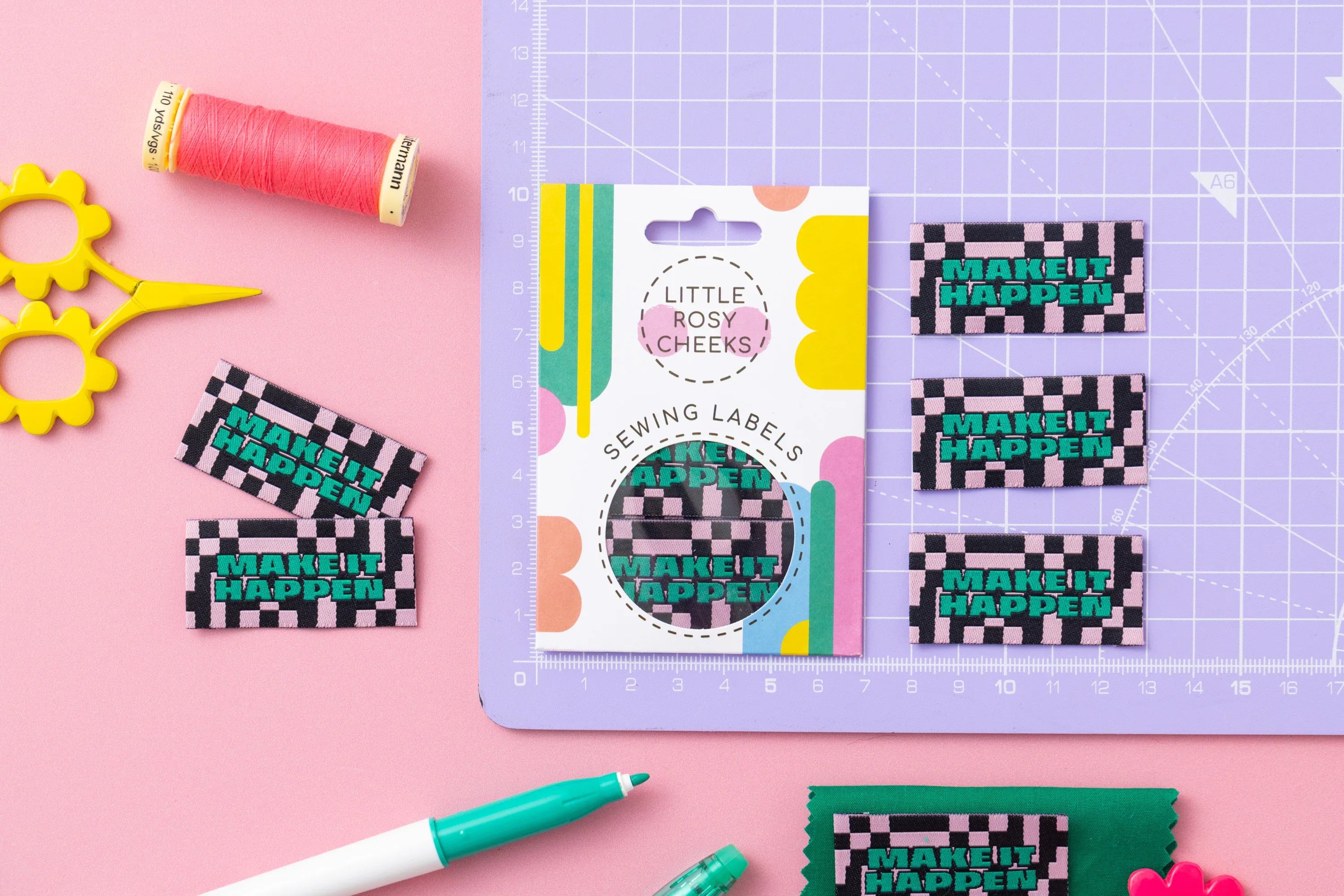 Little Rosy Cheeks - "Make It Happen" Printed Labels - Image 3