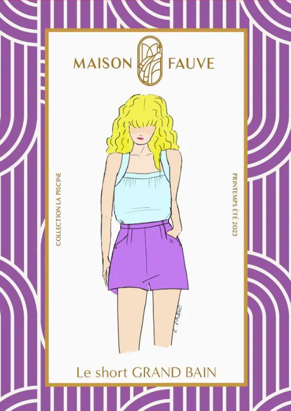Maison Fauve - Grand Bain Shorts Sewing Pattern