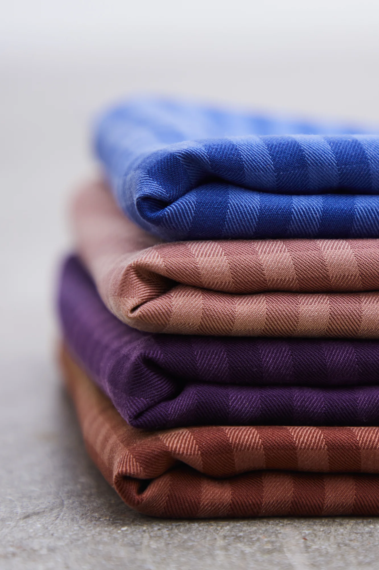Meet MILK - Lapis Two Tone Check with TENCEL™ Lyocell fibres - Image 6