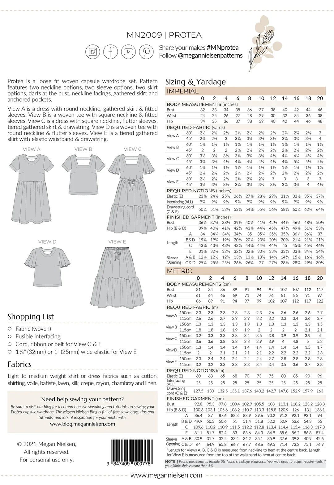 Megan Nielsen - Protea Capsule Wardrobe Sewing Pattern - Image 33