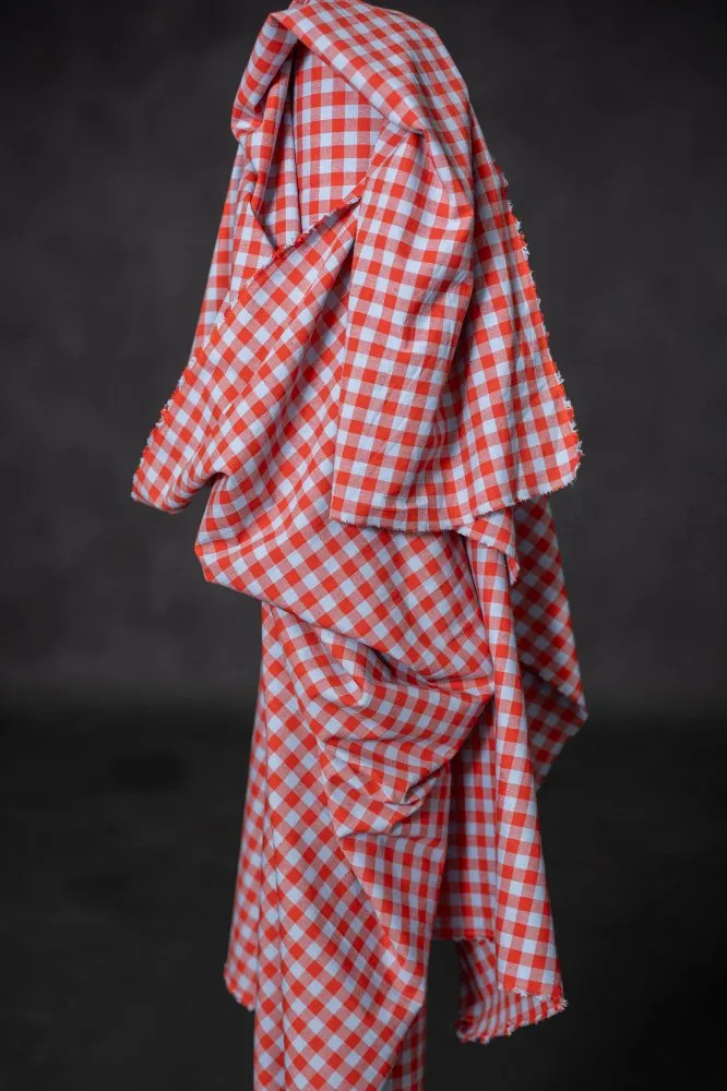 Merchant & Mills - Hot Candy Organic Cotton Linen Gingham - Image 3
