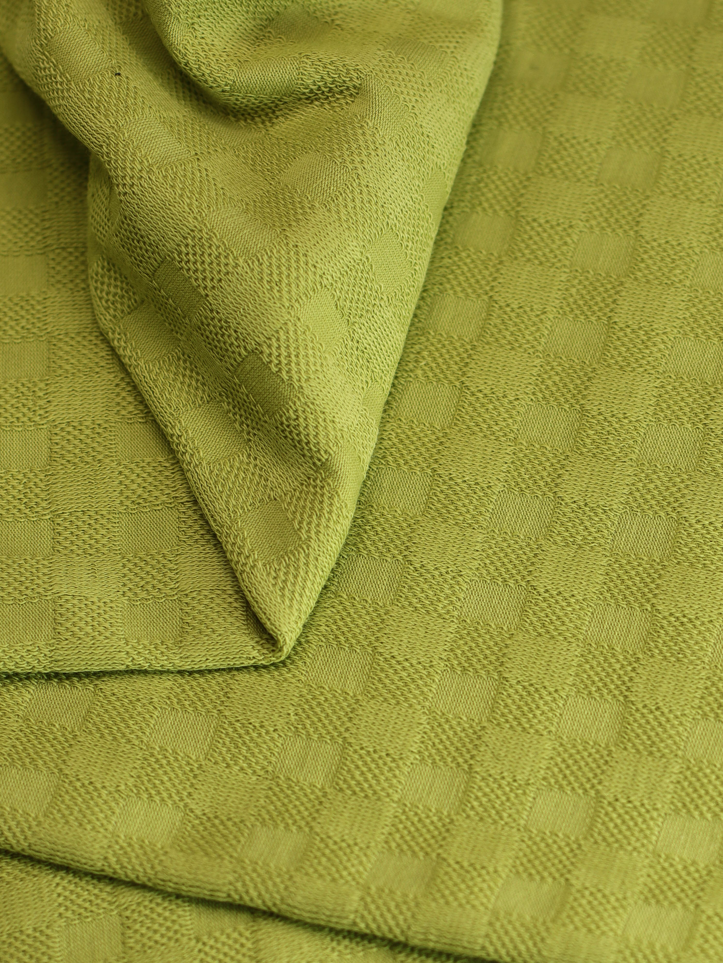 Mind The MAKER - Chess Knit Organic Cotton Knit in Mellow Moss - Image 3