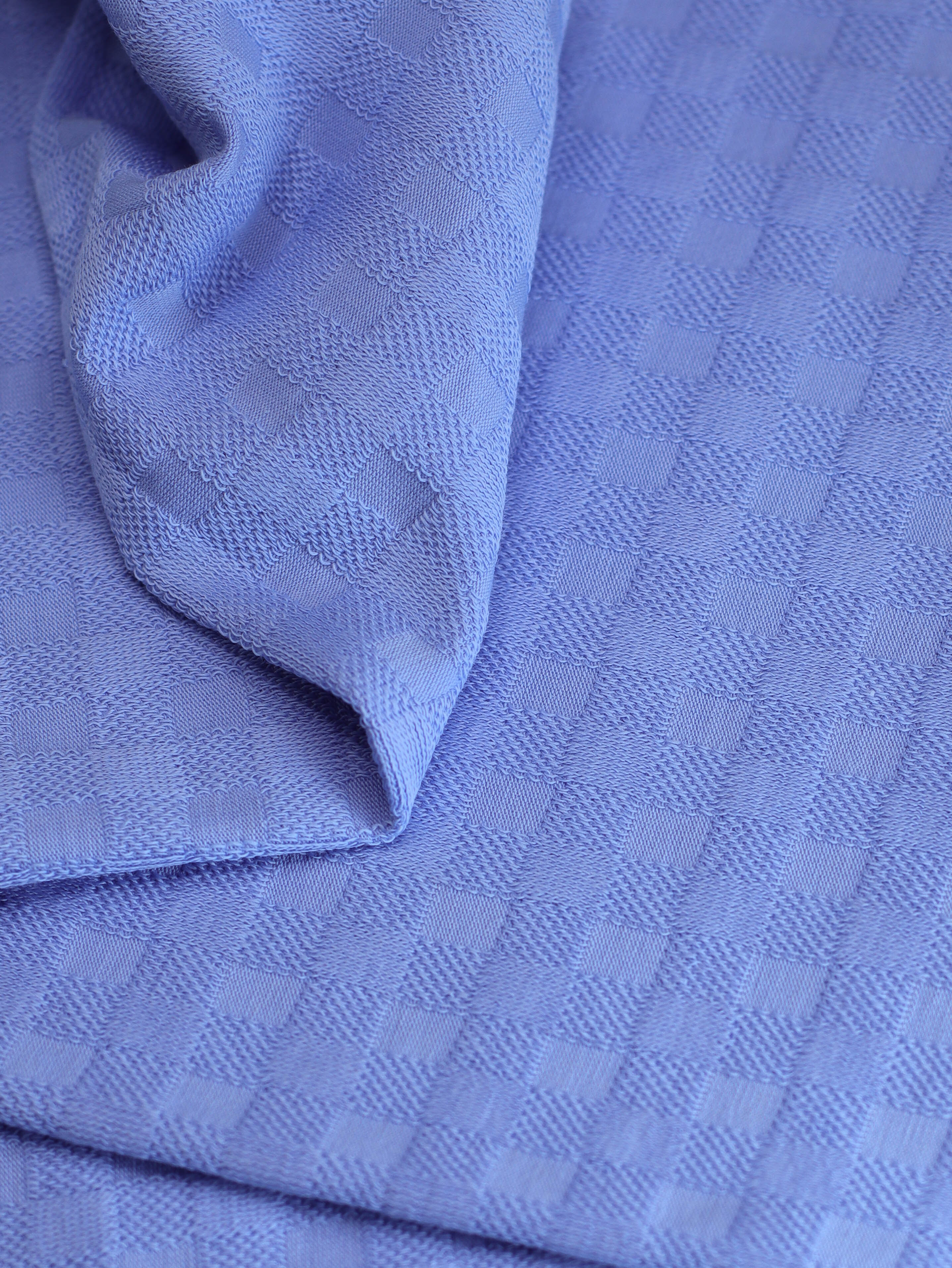 Mind The MAKER - Chess Knit Organic Cotton Knit in Sky Haze - Image 2
