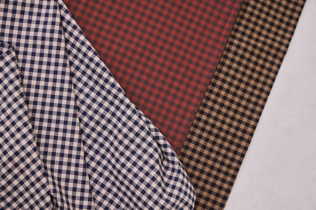 Mind the Maker - Organic Cotton Oxford Gingham - Umber / Sienna - Image 4