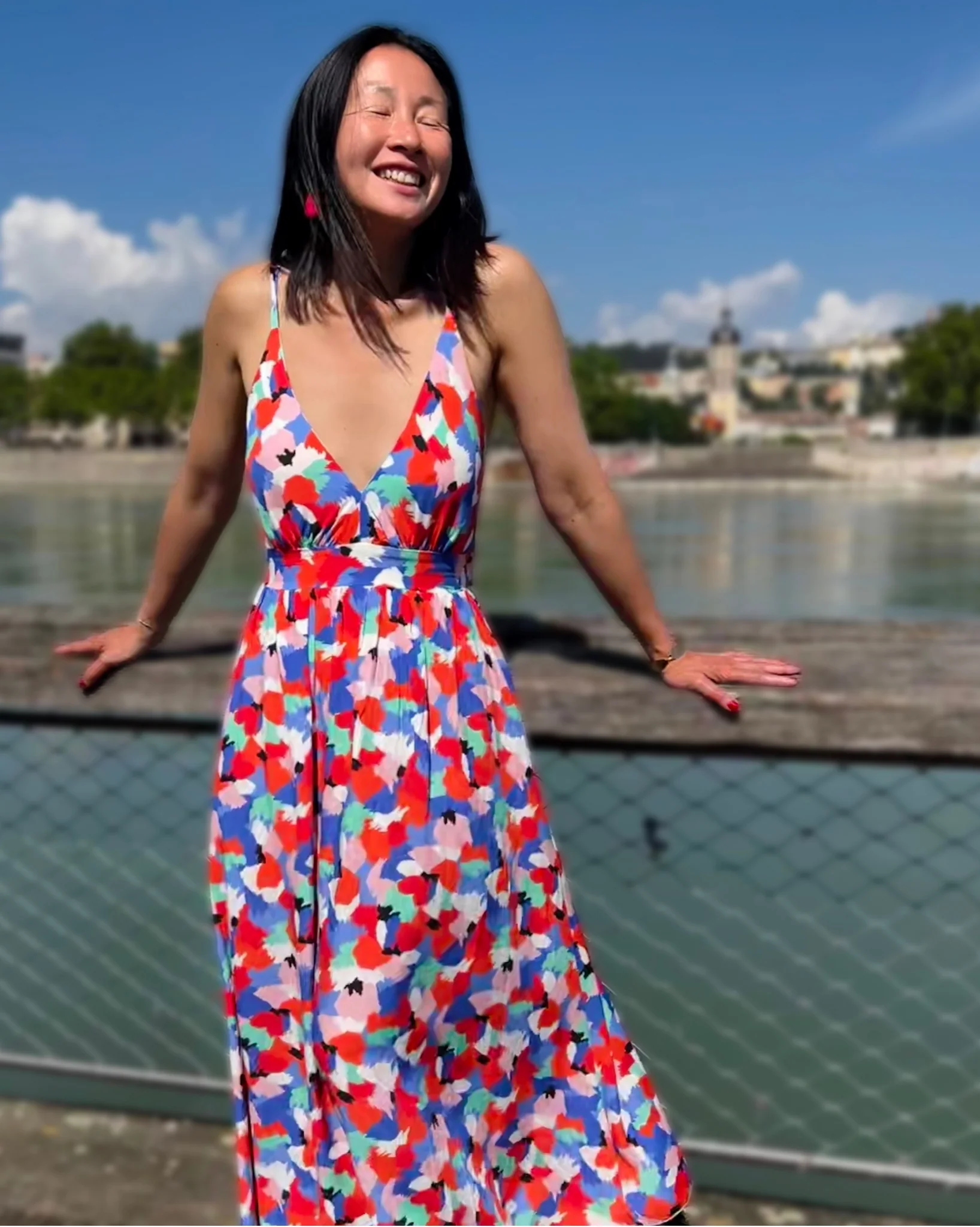 My Dress Made - Cherry Viscose Poplin Fabric - Image 4