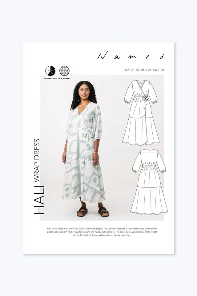 Named Clothing - HALI Wrap Dress Pattern - Image 11