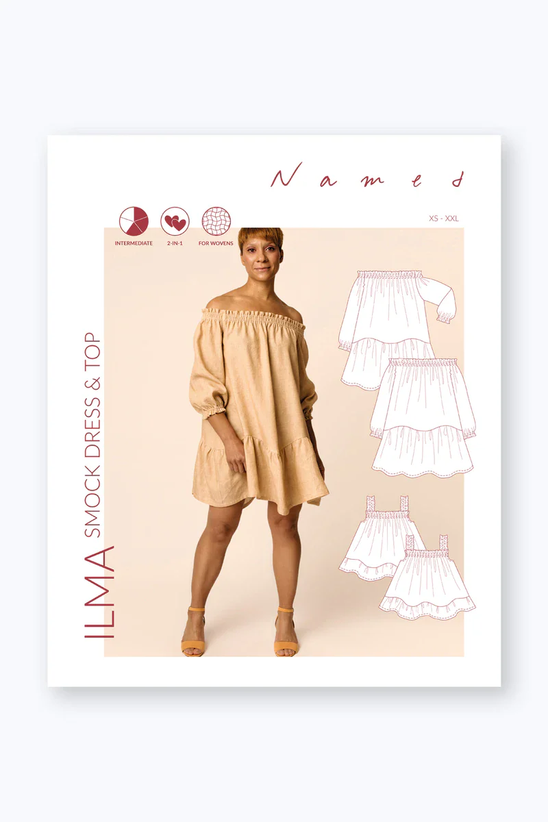Named Clothing - ILMA Smock Dress and Top Sewing Pattern - Image 9