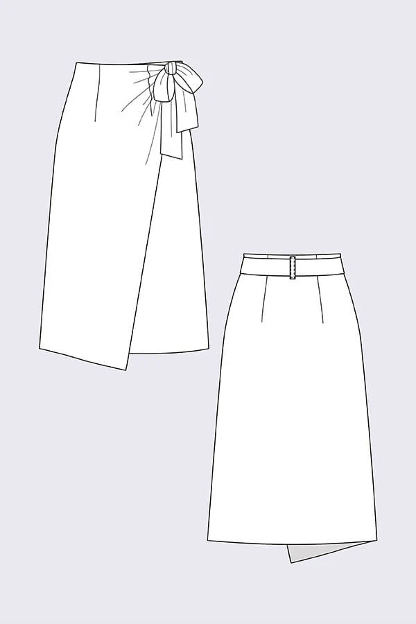 Named Clothing - TIERRA Wrap Skirt Sewing Pattern - Image 5