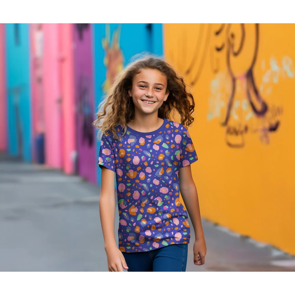 Animal Dark Green GOTS Organic Cotton Jersey - Image 5