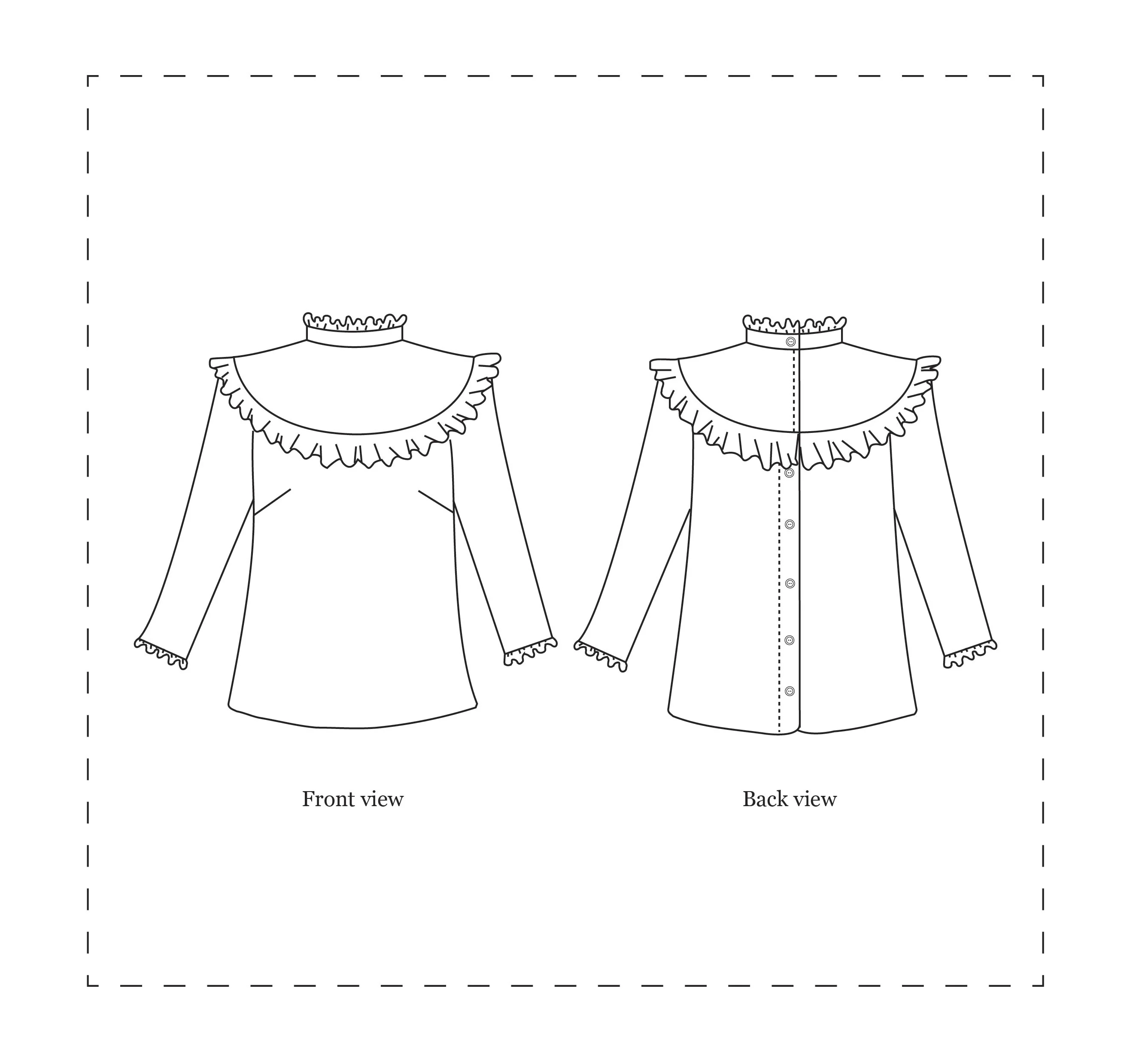 NINA LEE Bloomsbury Blouse Sewing Pattern - Image 3