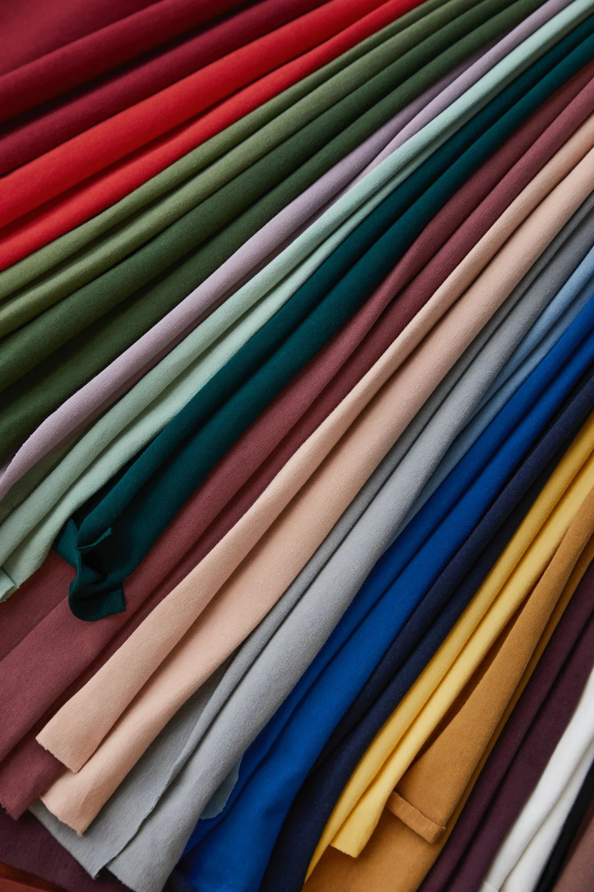Olive Green Organic Single Stretch Jersey - Image 3